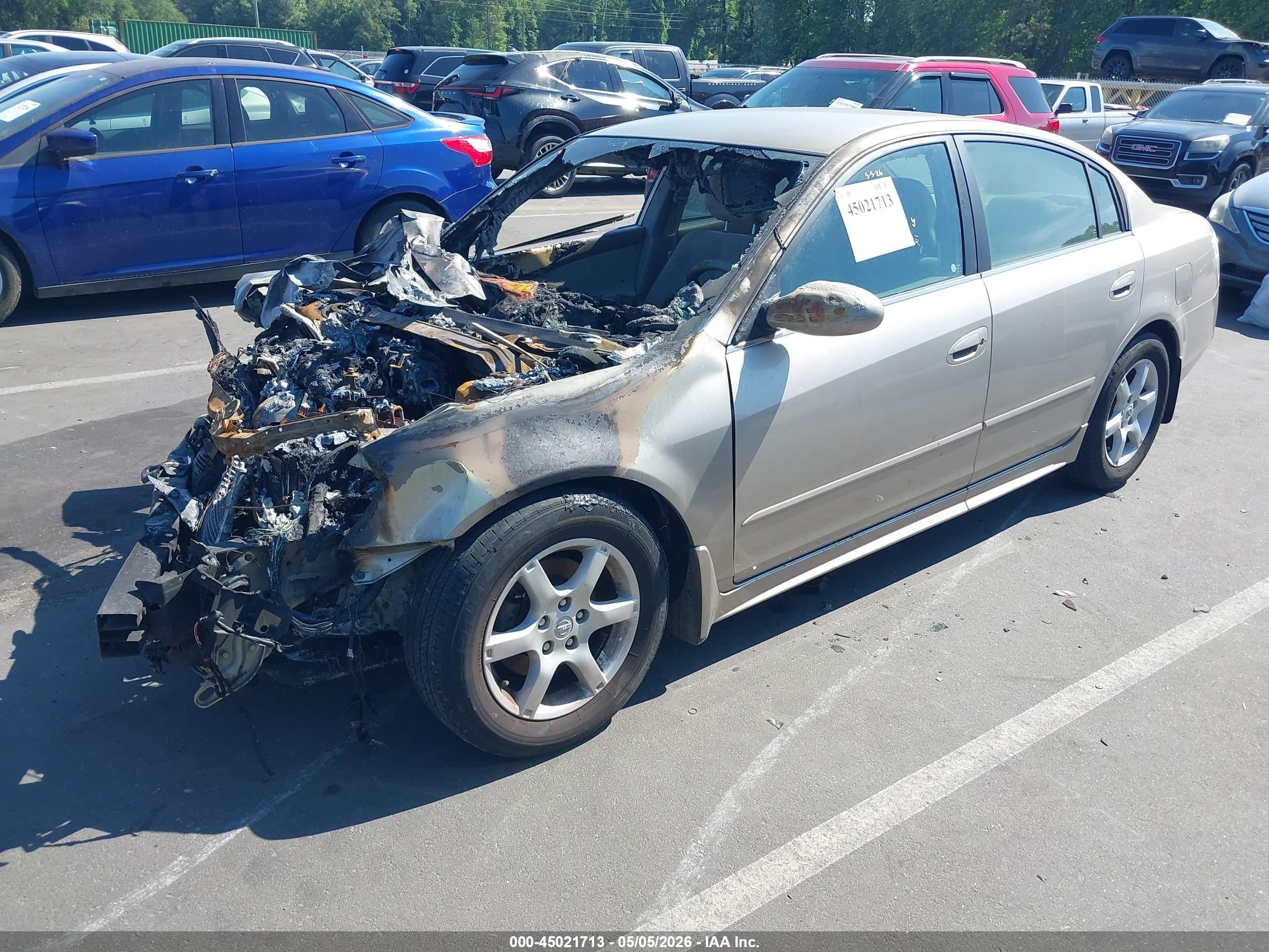 2006 Nissan Altima 2.5 S Бежевый vin: 1N4AL11D56N442115