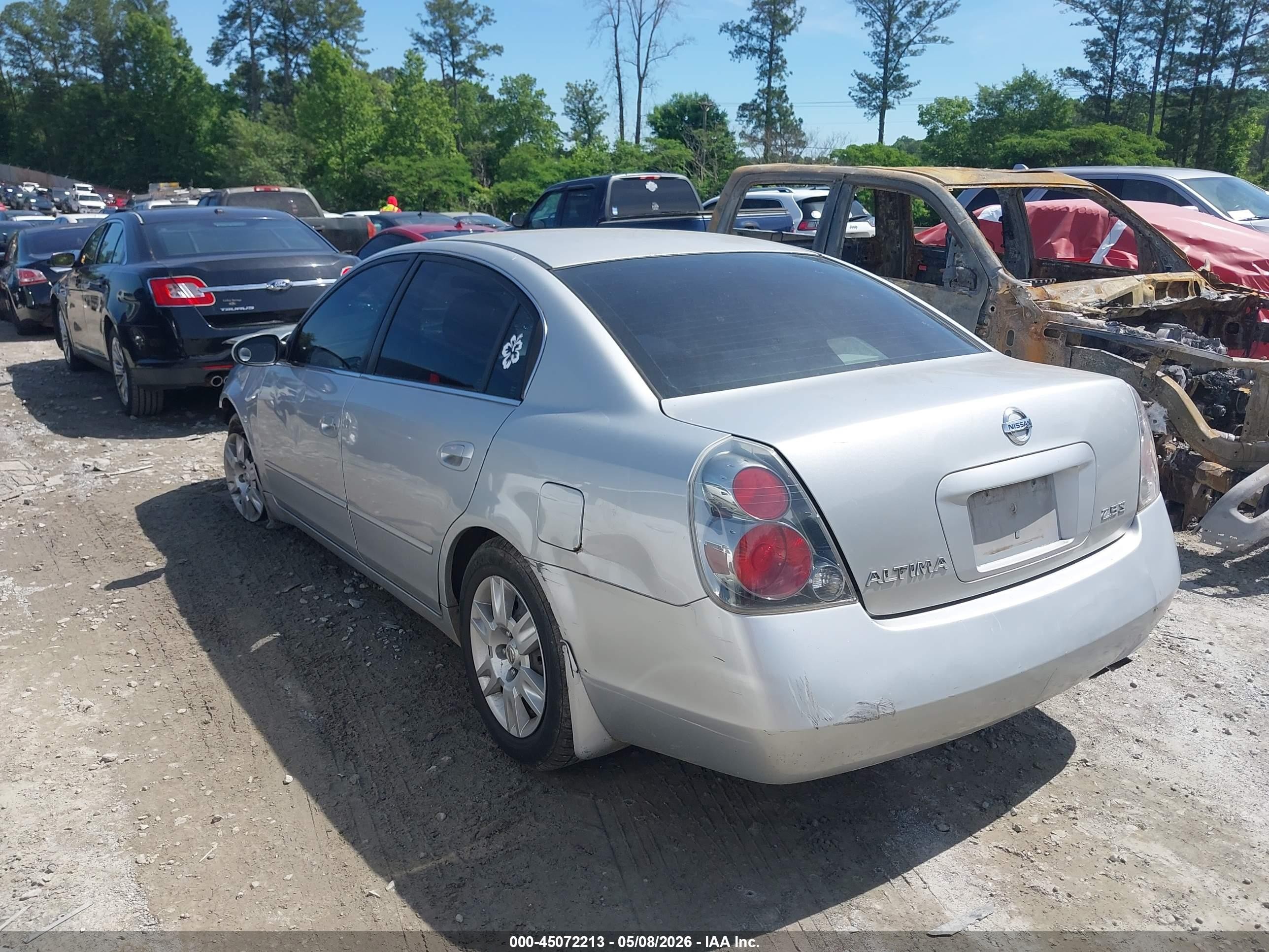 2006 Nissan Altima 2.5 S Silver vin: 1N4AL11D56N459965
