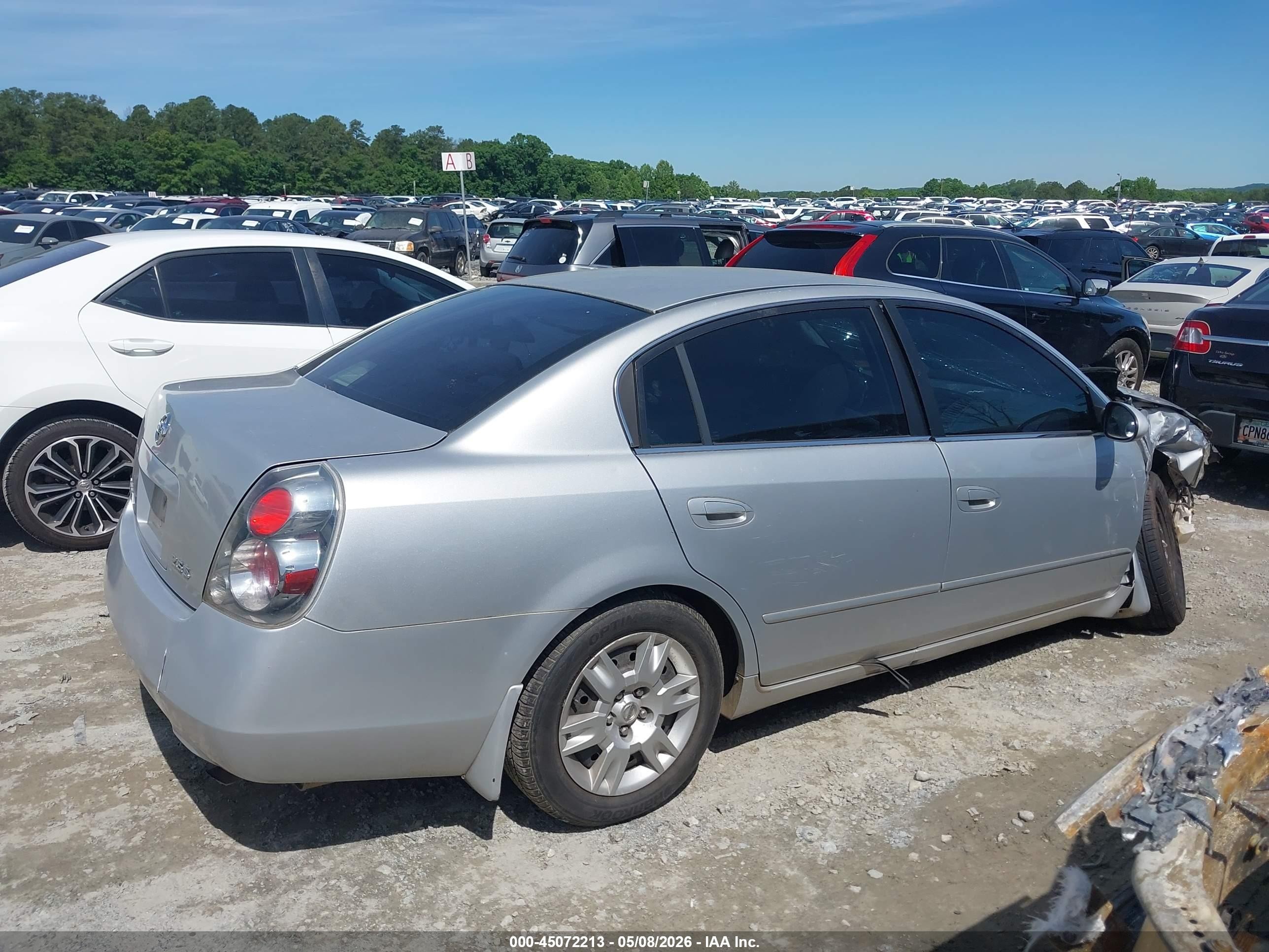 2006 Nissan Altima 2.5 S Silver vin: 1N4AL11D56N459965