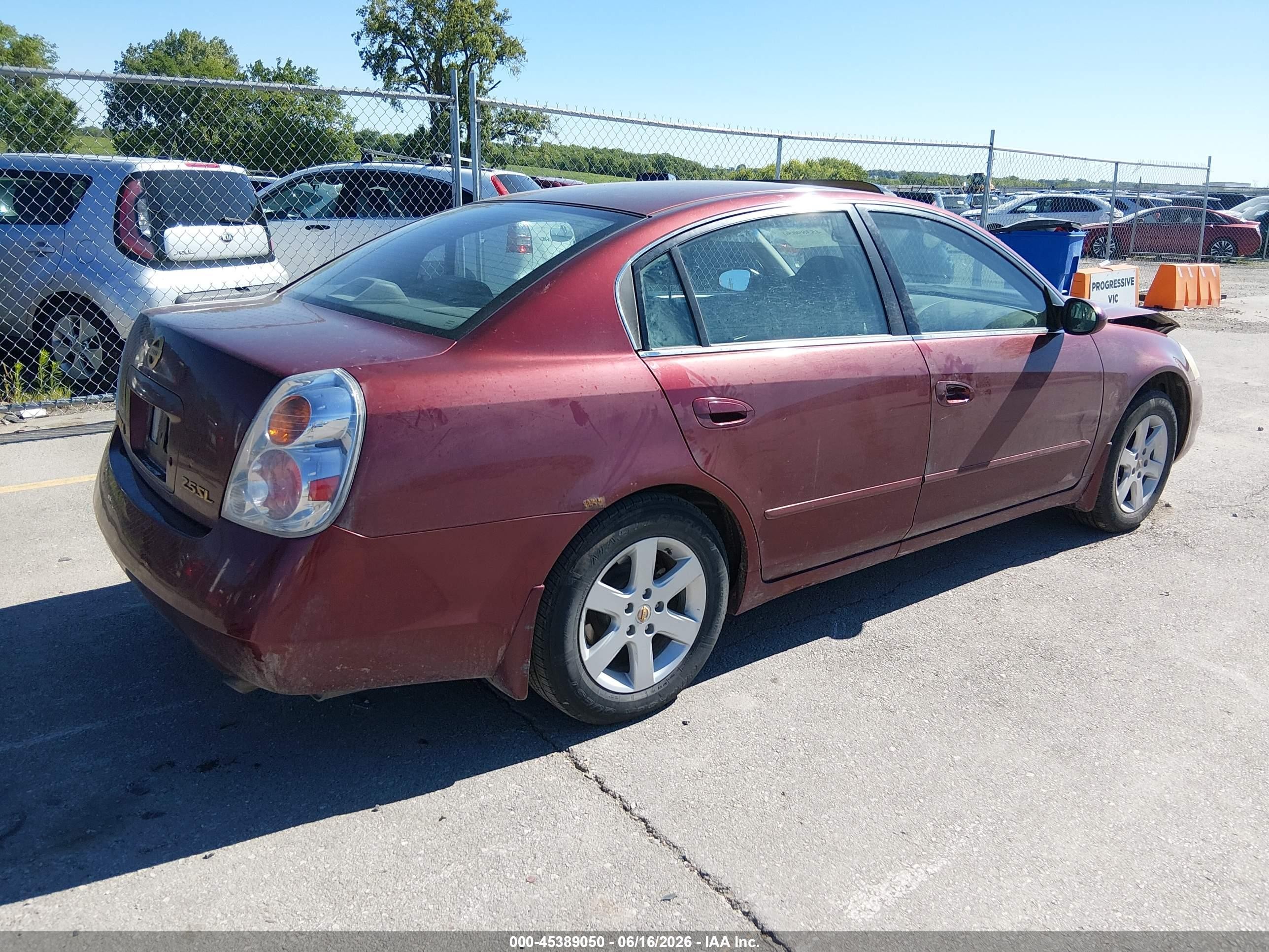 2002 Nissan Altima 2.5 Sl Maroon vin: 1N4AL11D62C161835