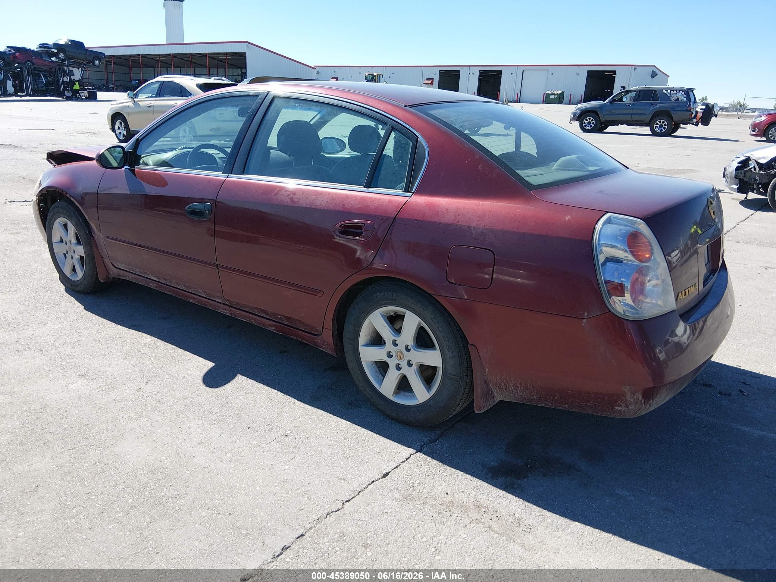 2002 Nissan Altima 2.5 Sl Maroon vin: 1N4AL11D62C161835