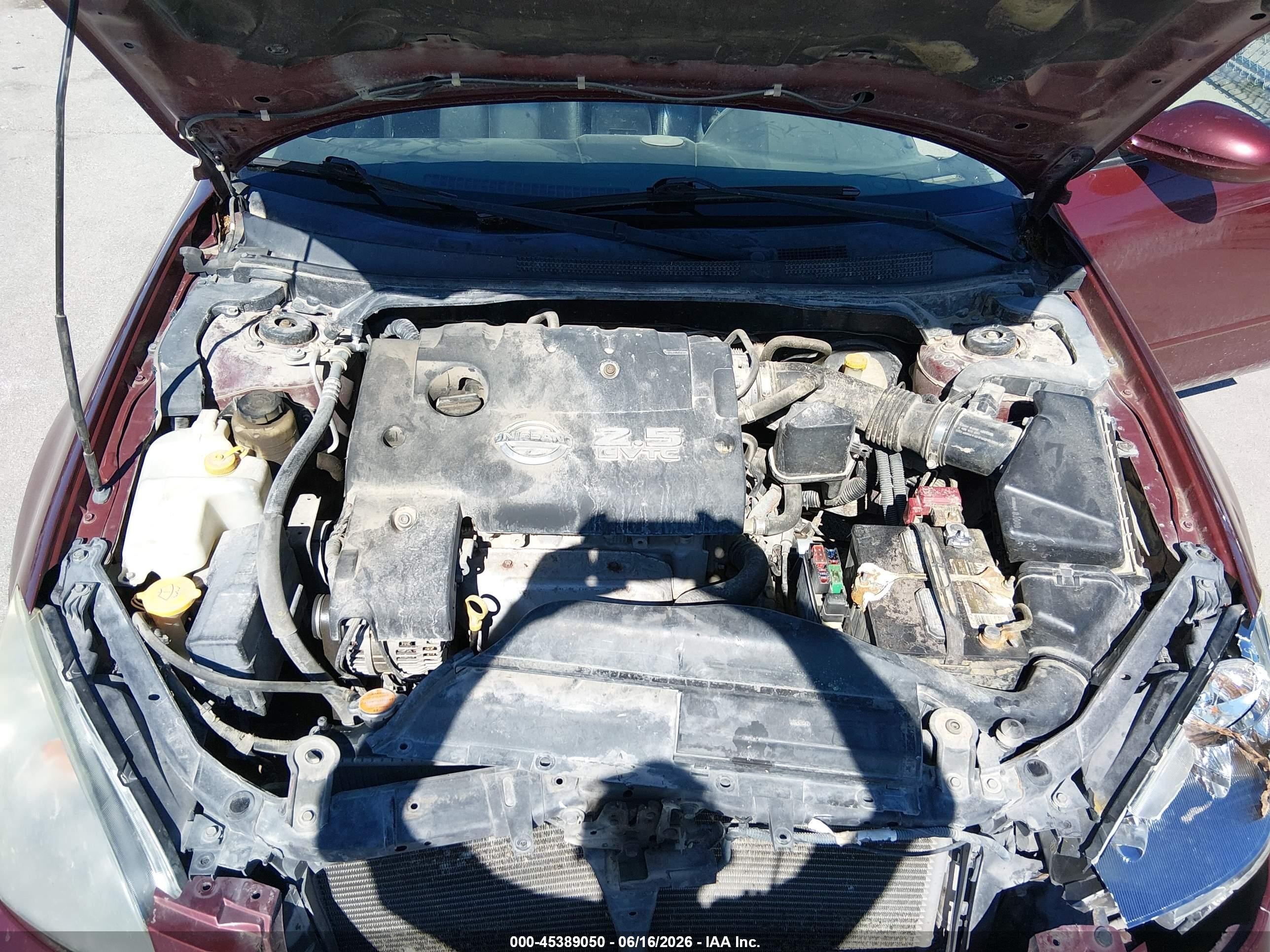 2002 Nissan Altima 2.5 Sl Maroon vin: 1N4AL11D62C161835