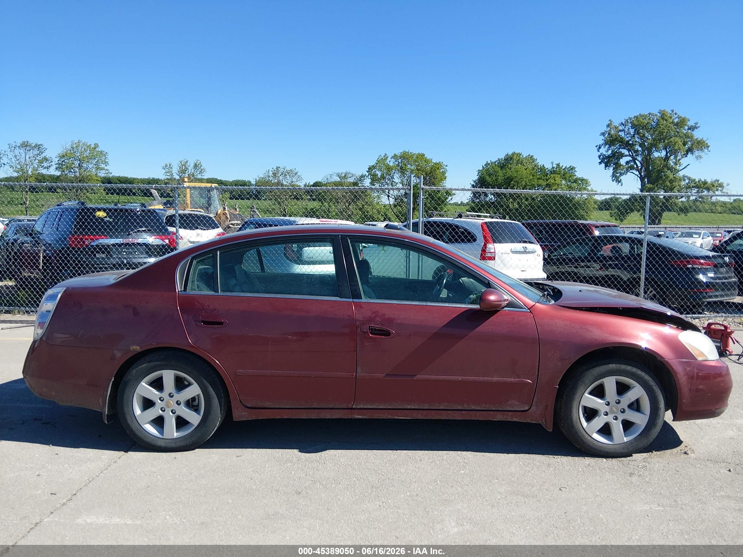 2002 Nissan Altima 2.5 Sl Maroon vin: 1N4AL11D62C161835