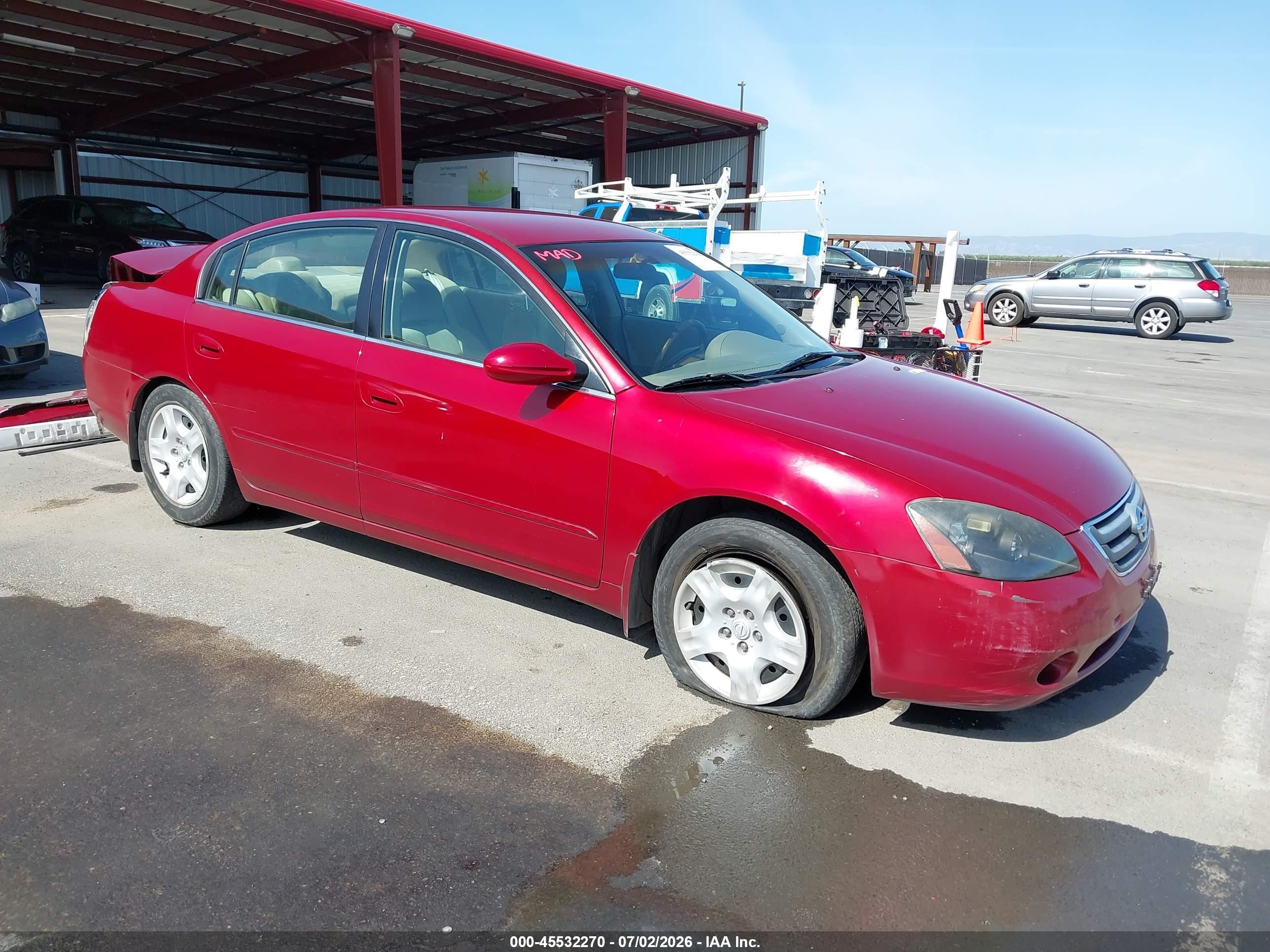 2003 Nissan Altima 2.5 S Бордовый vin: 1N4AL11D63C217905