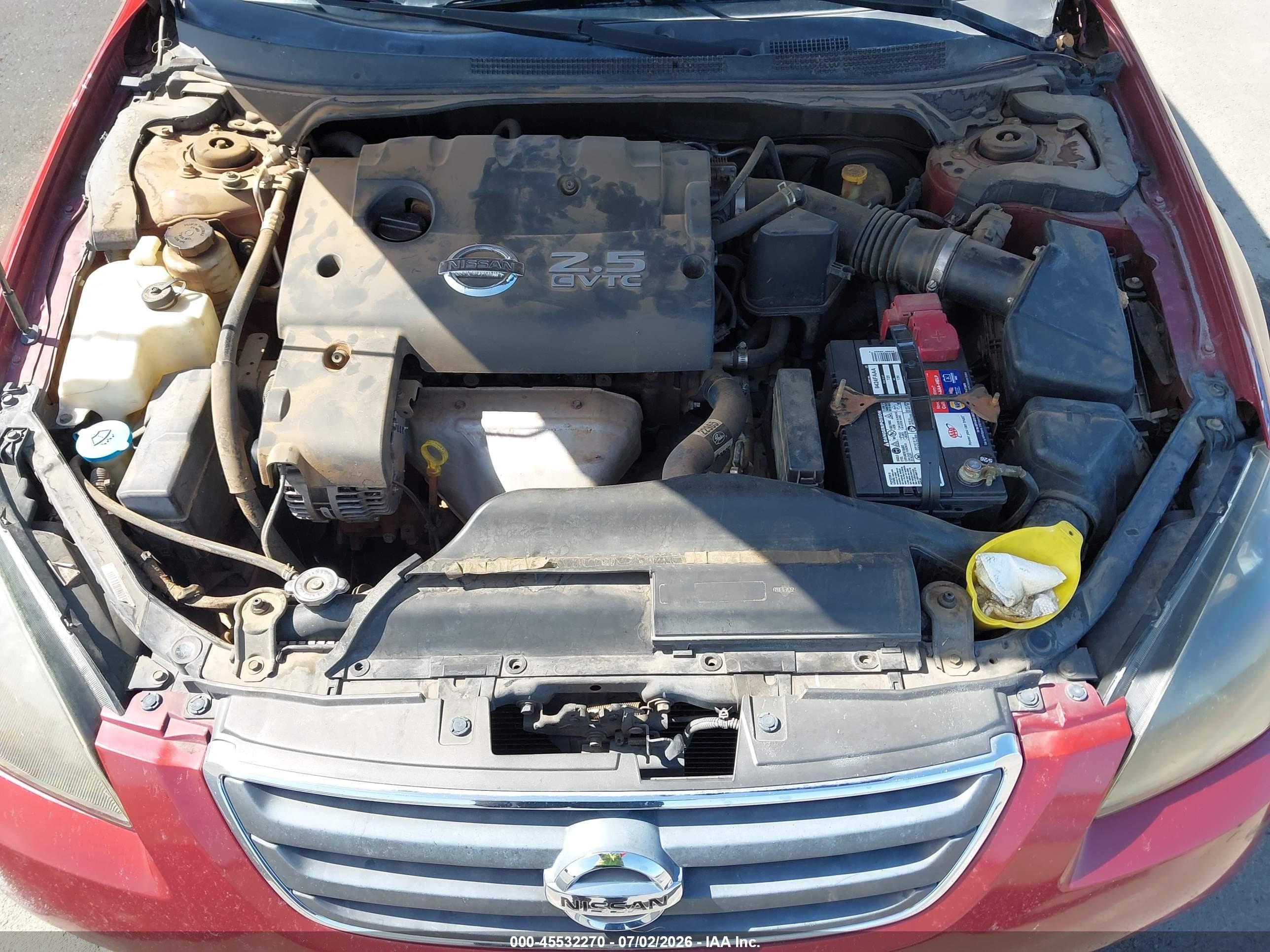 2003 Nissan Altima 2.5 S Burgundy vin: 1N4AL11D63C217905