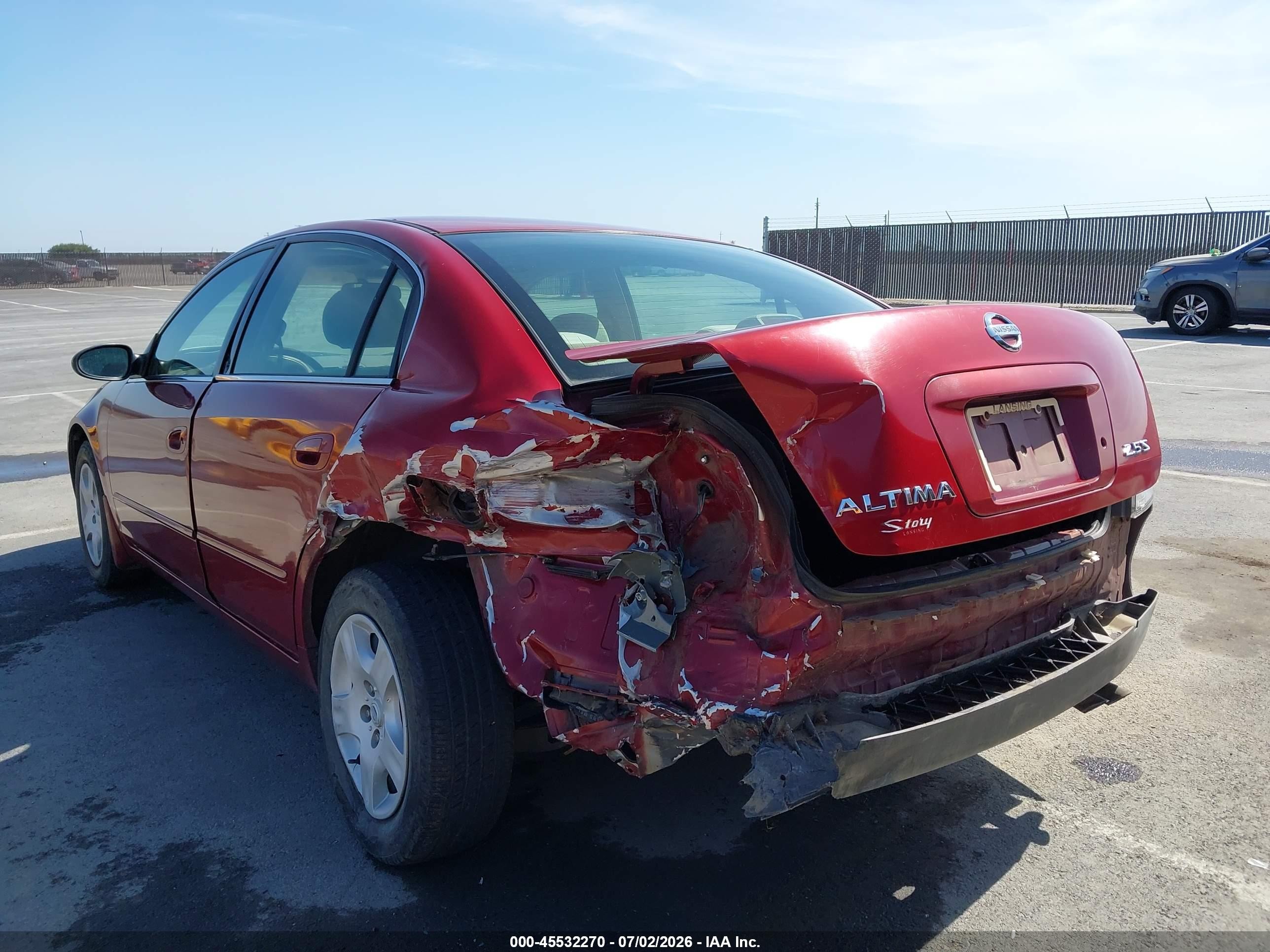 2003 Nissan Altima 2.5 S Burgundy vin: 1N4AL11D63C217905