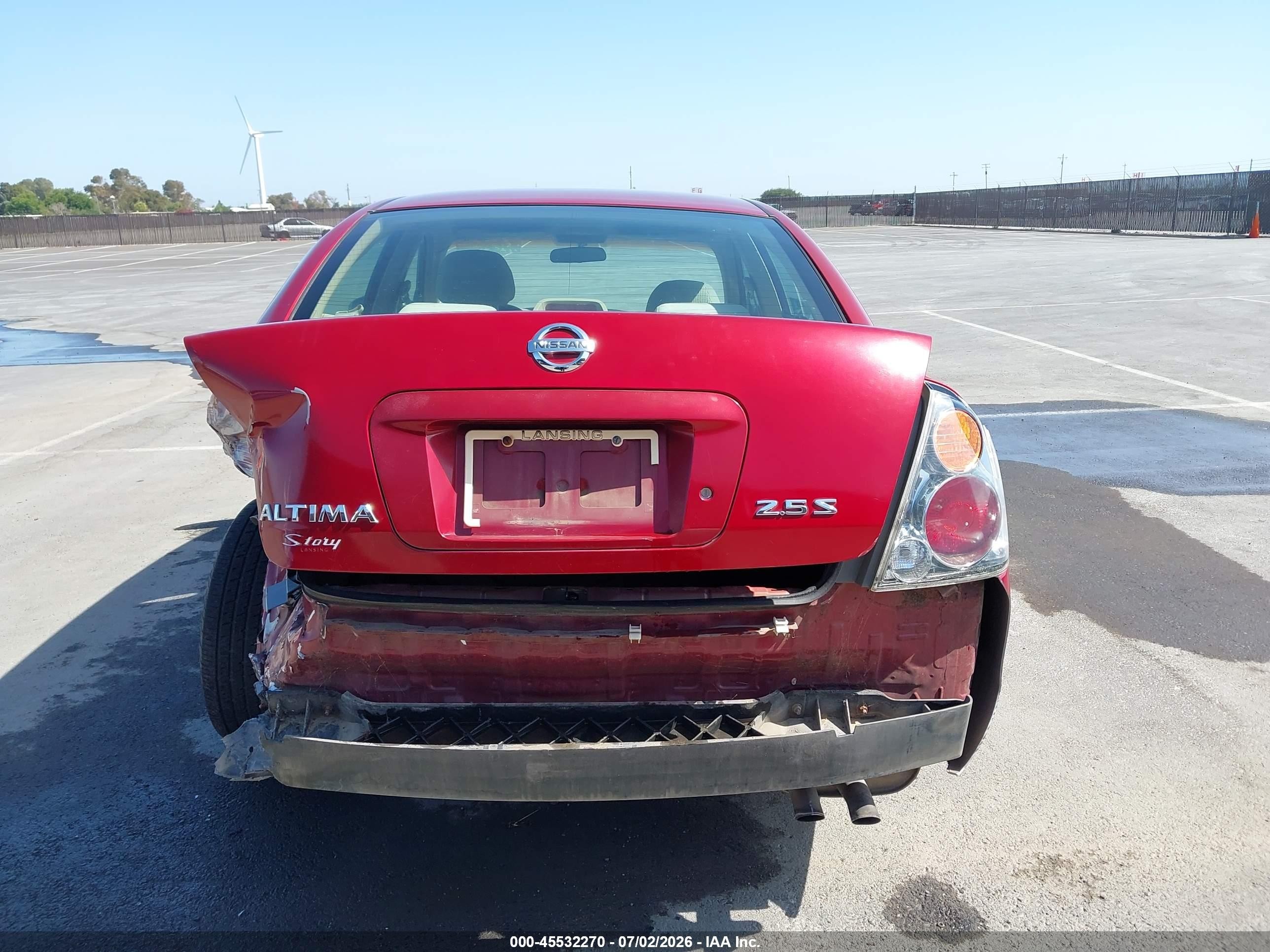 2003 Nissan Altima 2.5 S Burgundy vin: 1N4AL11D63C217905