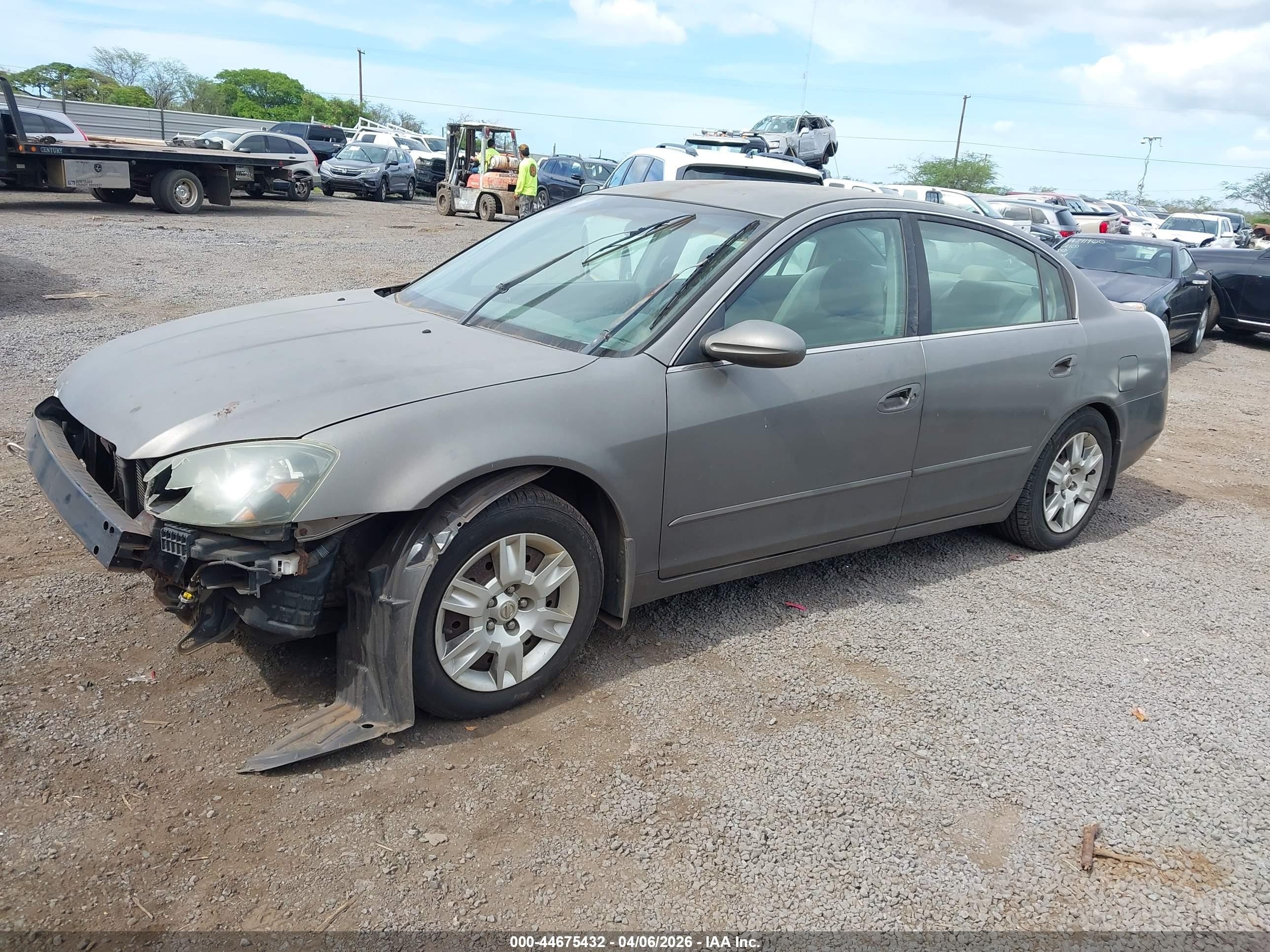 2005 Nissan Altima 2.5 S Gray vin: 1N4AL11D65C383828