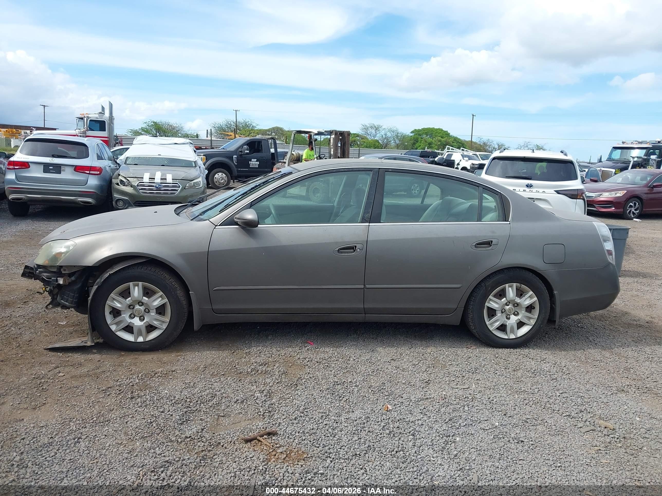 2005 Nissan Altima 2.5 S Gray vin: 1N4AL11D65C383828