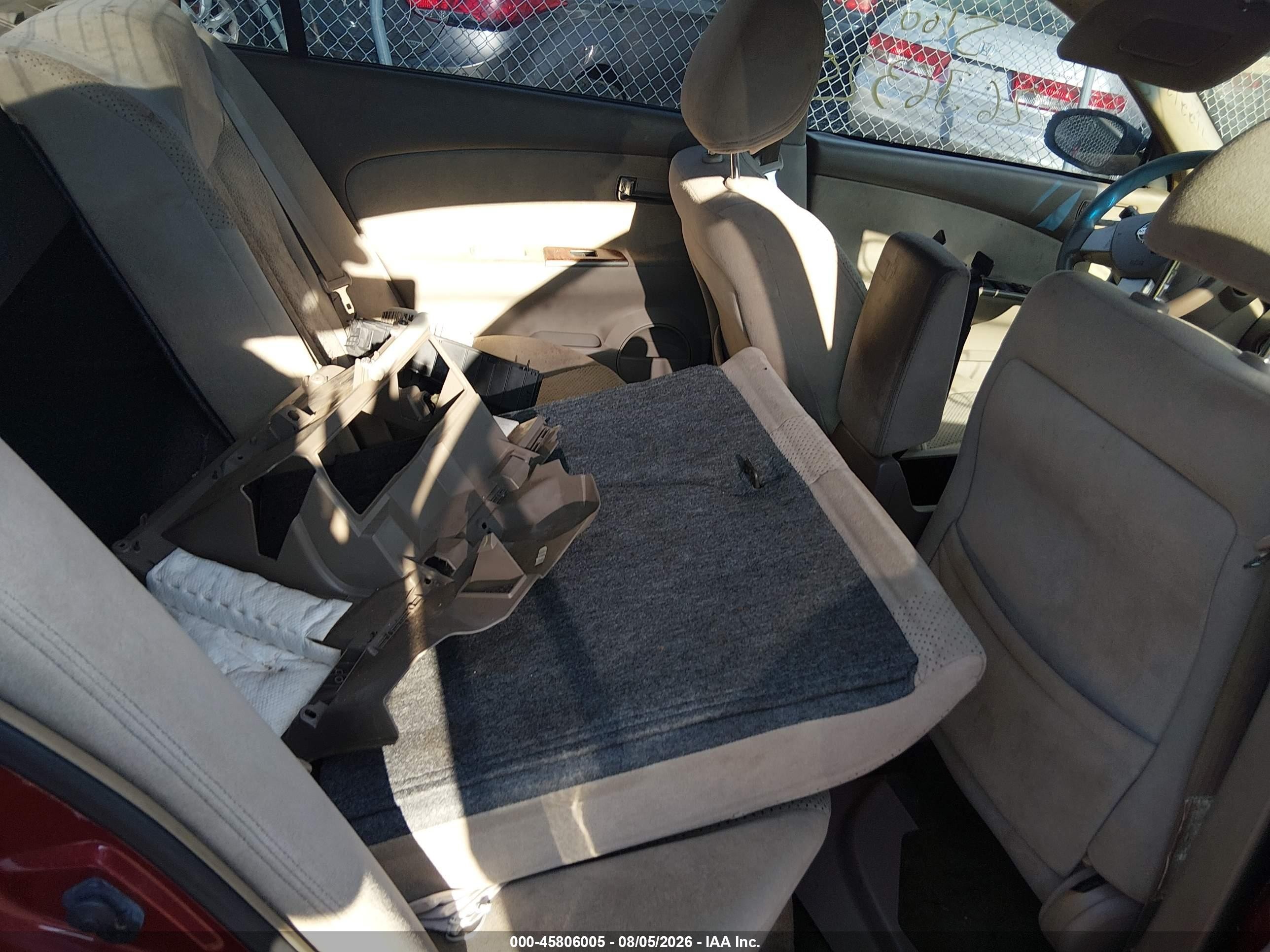 2005 Nissan Altima 2.5 S Red vin: 1N4AL11D65N427394