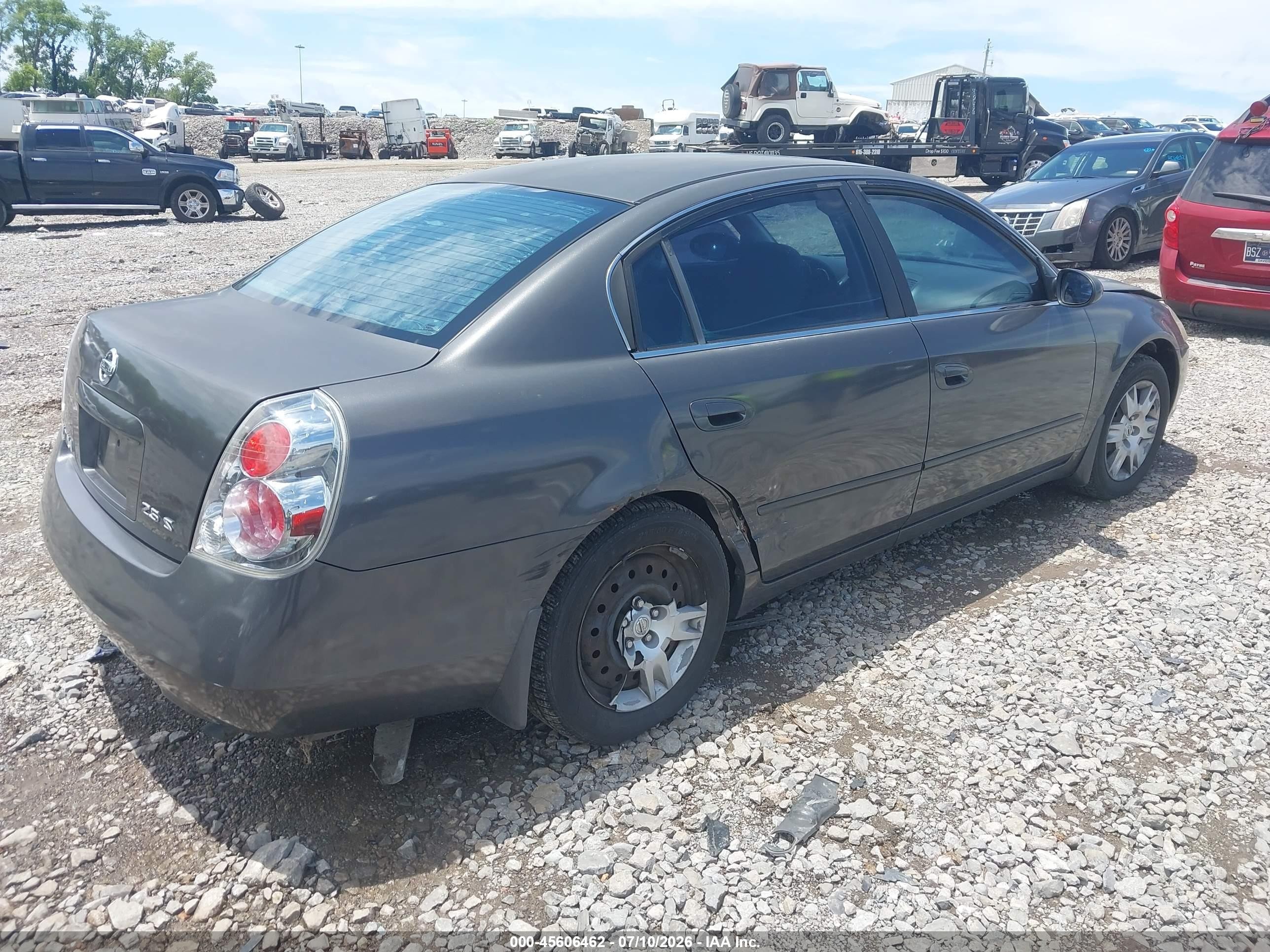 2005 Nissan Altima 2.5 S Gray vin: 1N4AL11D65N904096