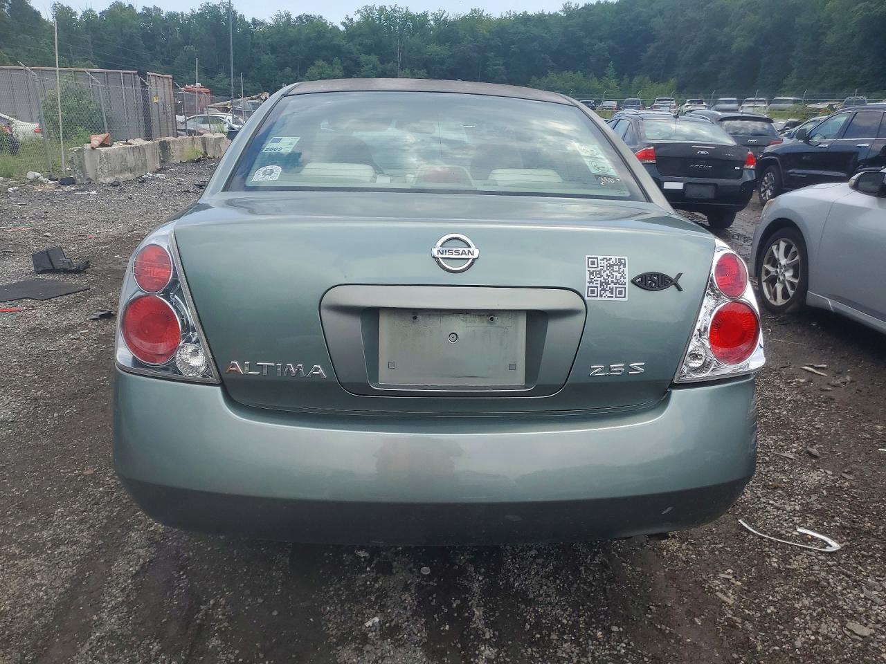 2006 Nissan Altima 2.5 Blue vin: 1N4AL11D66C128632