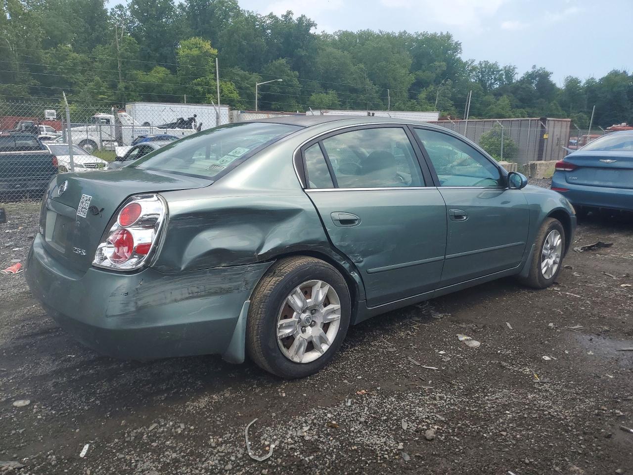 2006 Nissan Altima 2.5 Blue vin: 1N4AL11D66C128632