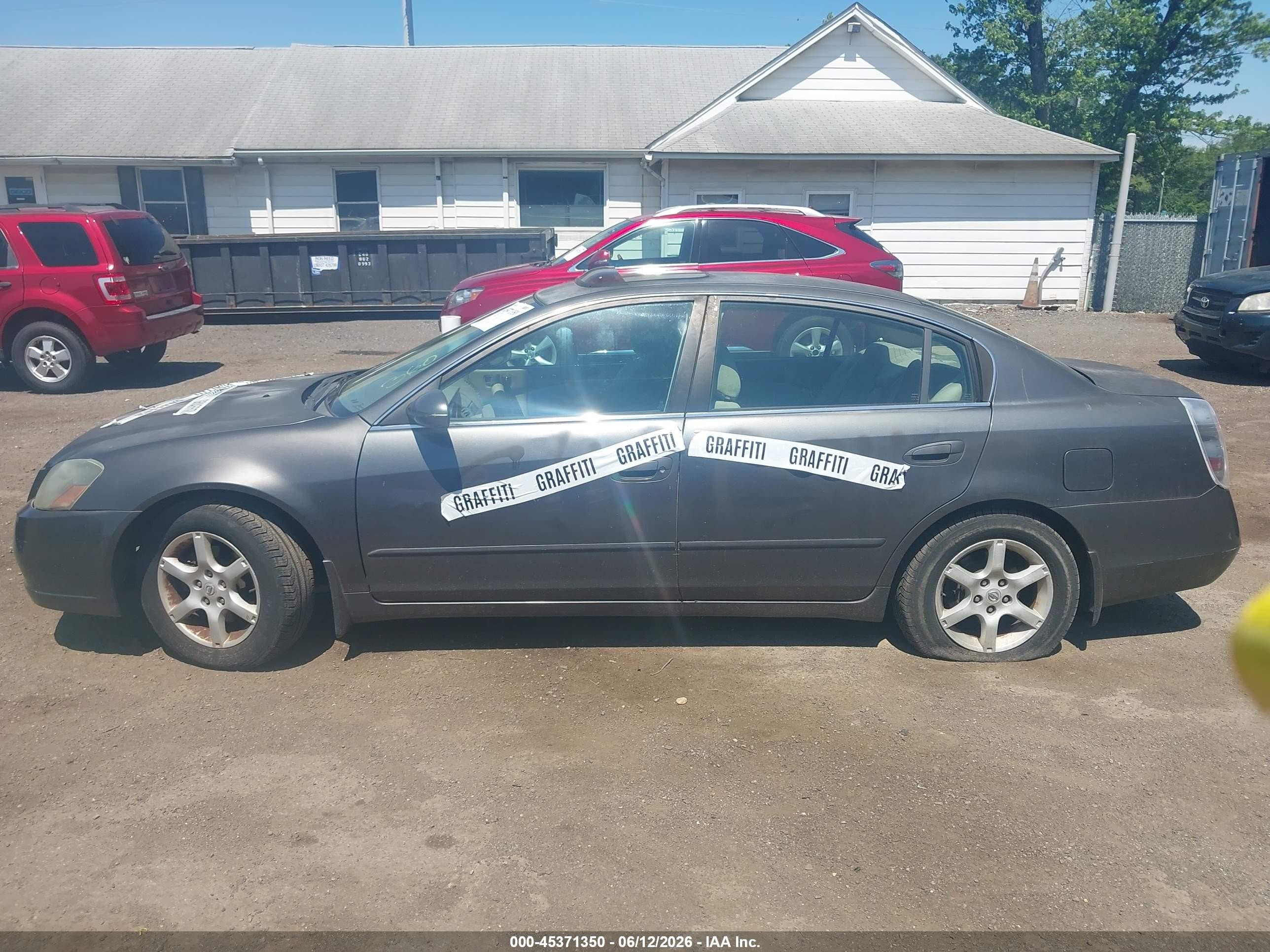 2006 Nissan Altima 2.5 S Gray vin: 1N4AL11D66C129215