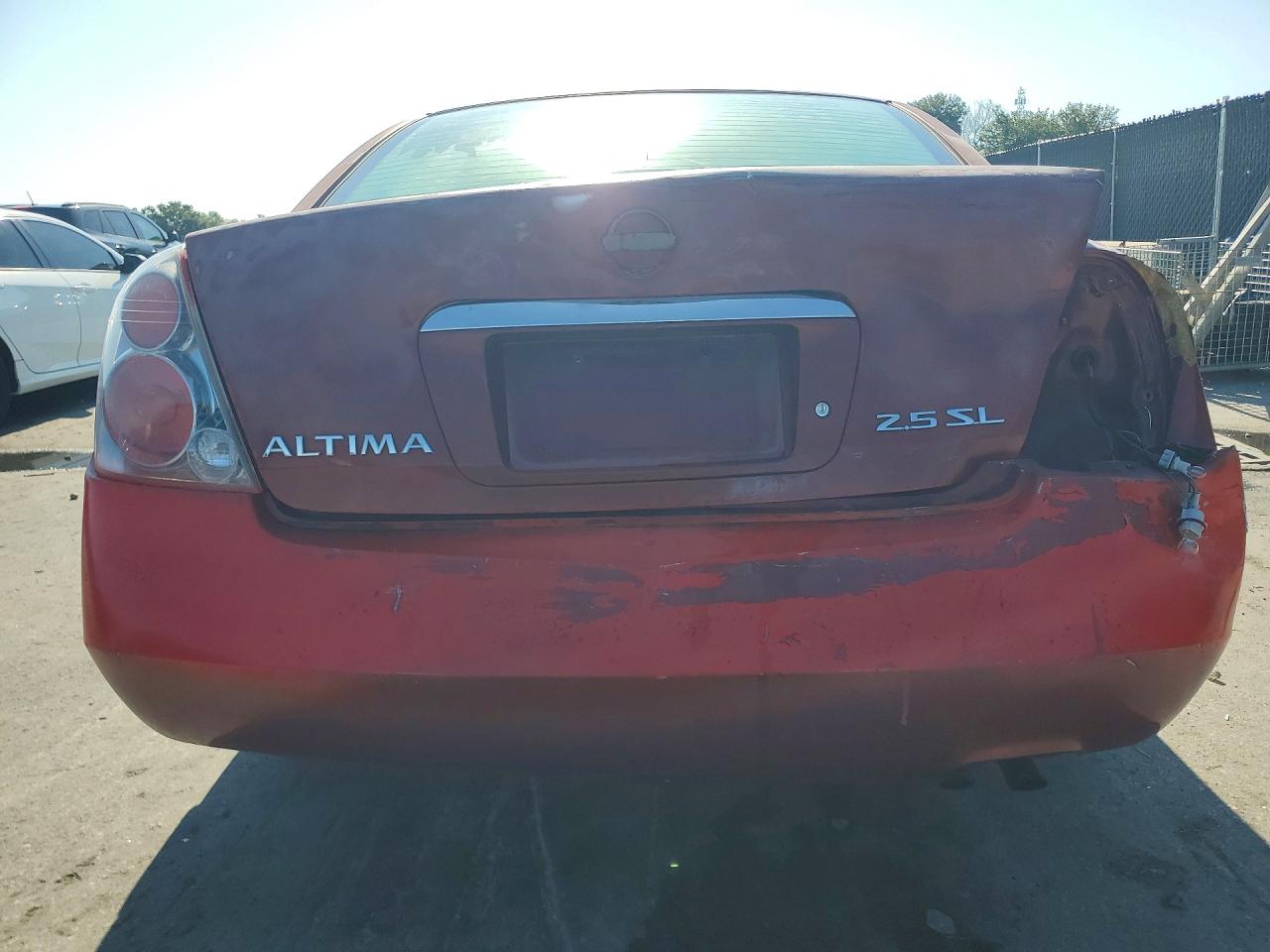 2006 Nissan Altima S/sl Red vin: 1N4AL11D66C146046