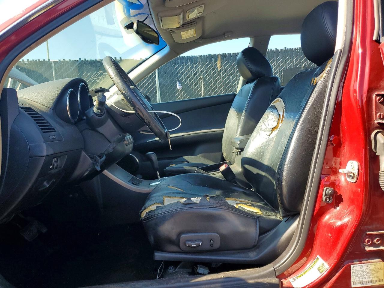 2006 Nissan Altima S/sl Red vin: 1N4AL11D66C146046