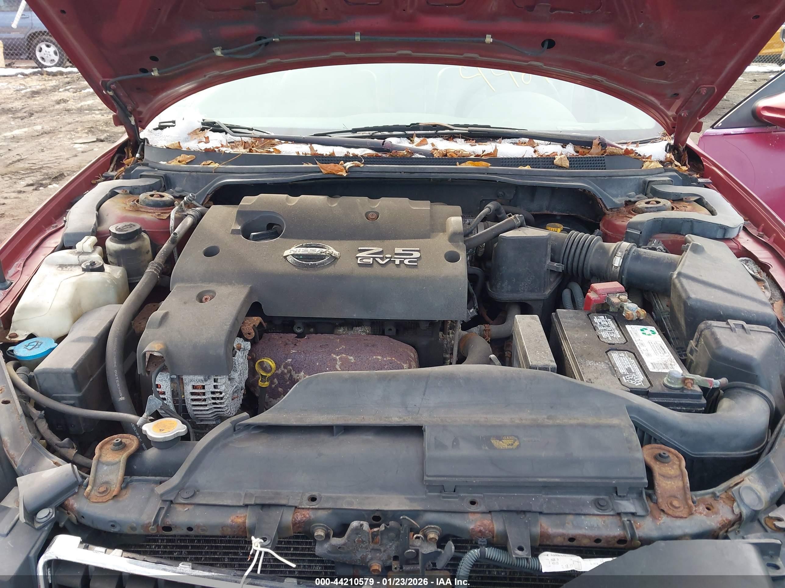 2006 Nissan Altima 2.5 S Красный vin: 1N4AL11D66C147696