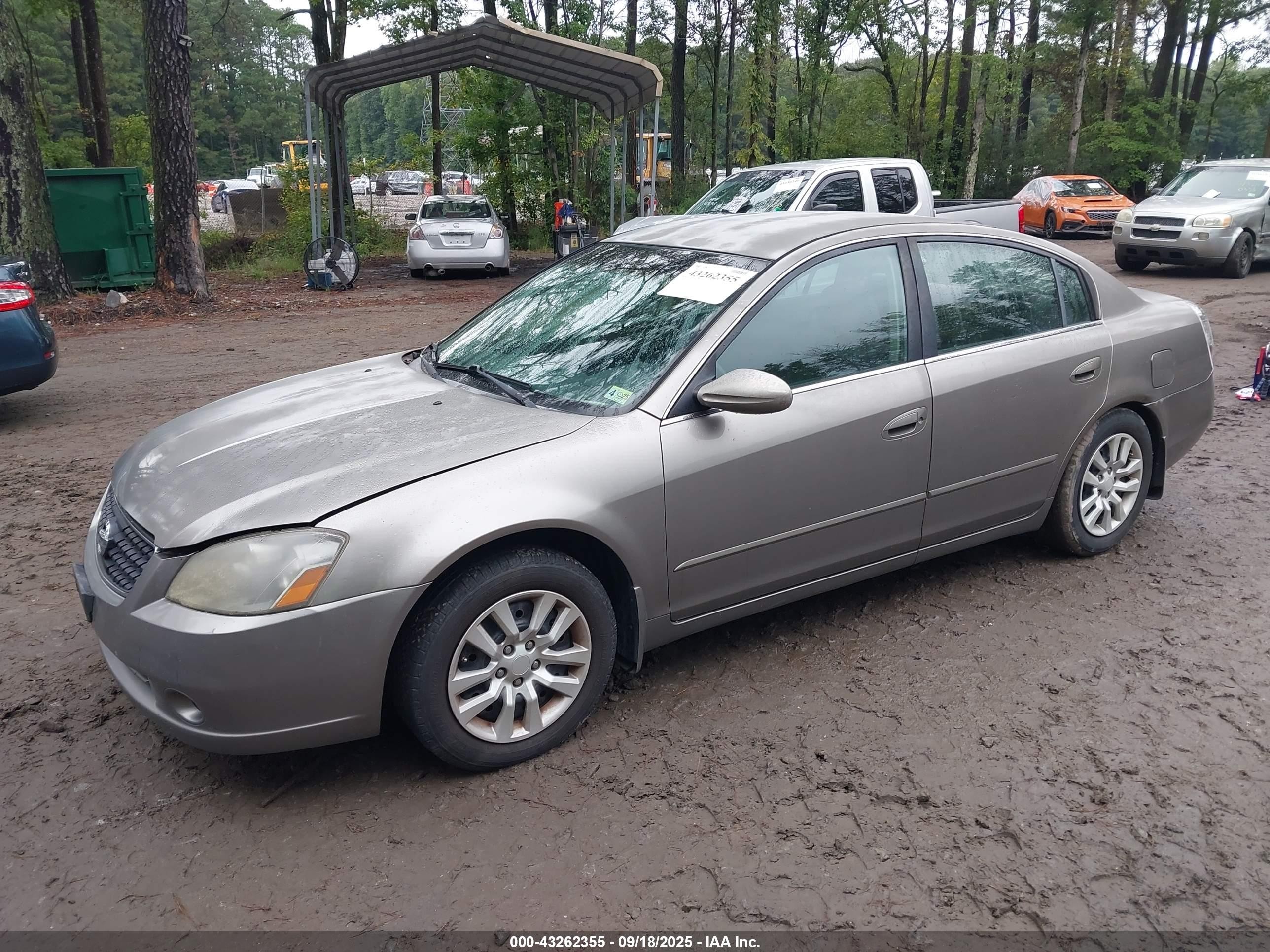 2006 Nissan Altima 2.5 S Gray vin: 1N4AL11D66C163543