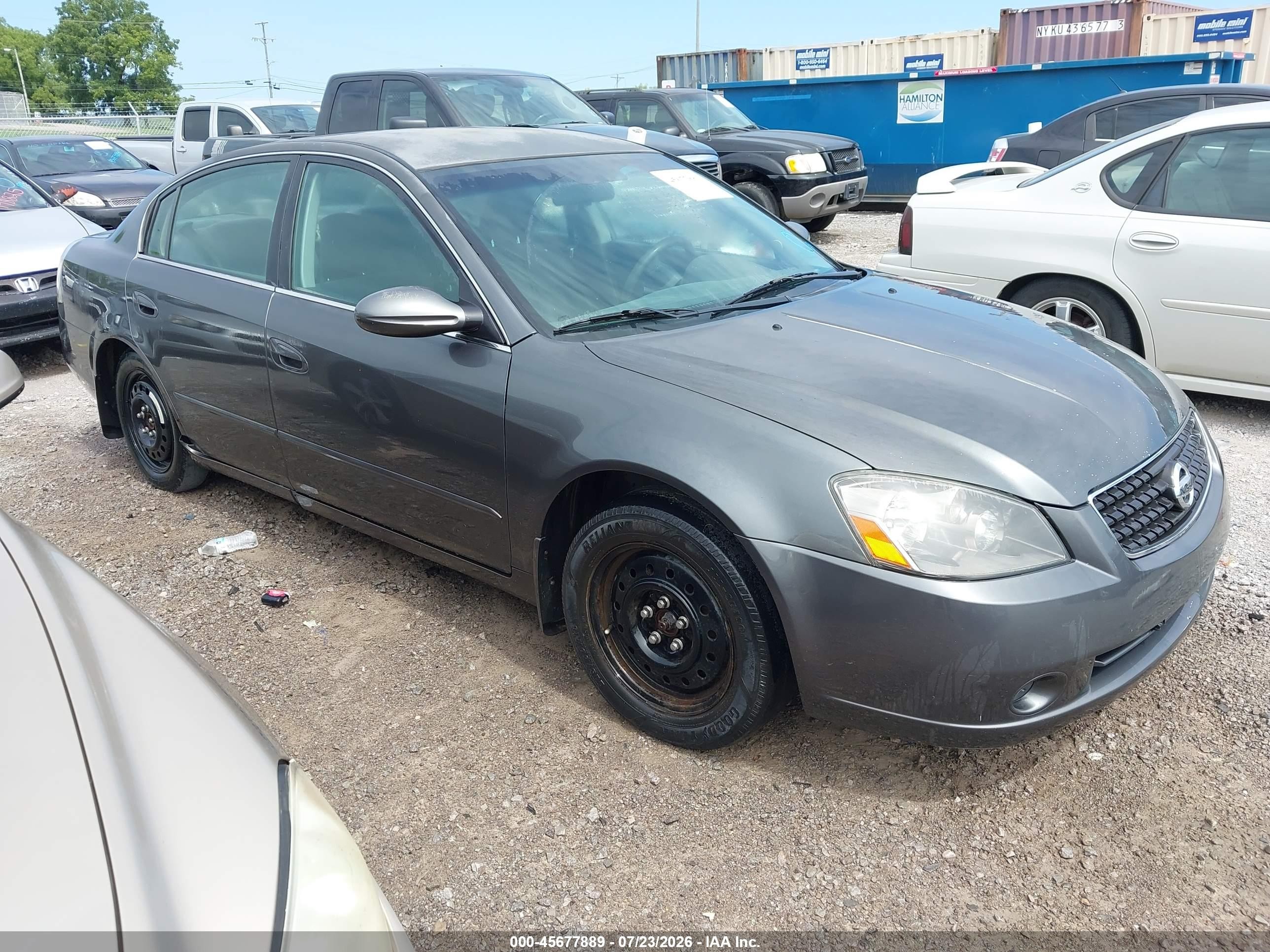 2006 Nissan Altima 2.5 S Gray vin: 1N4AL11D66C266770
