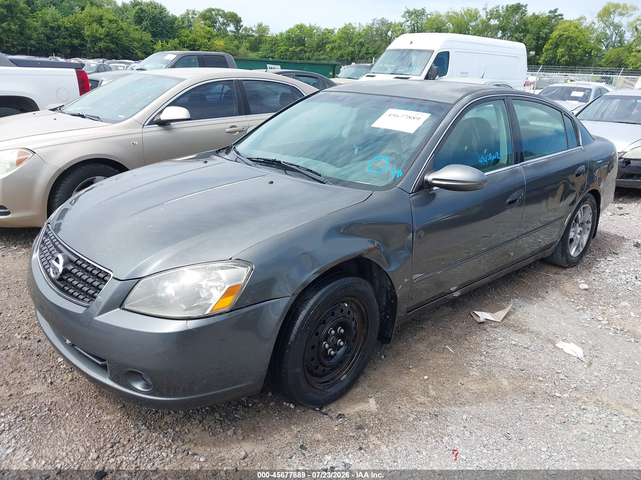 2006 Nissan Altima 2.5 S Серый vin: 1N4AL11D66C266770