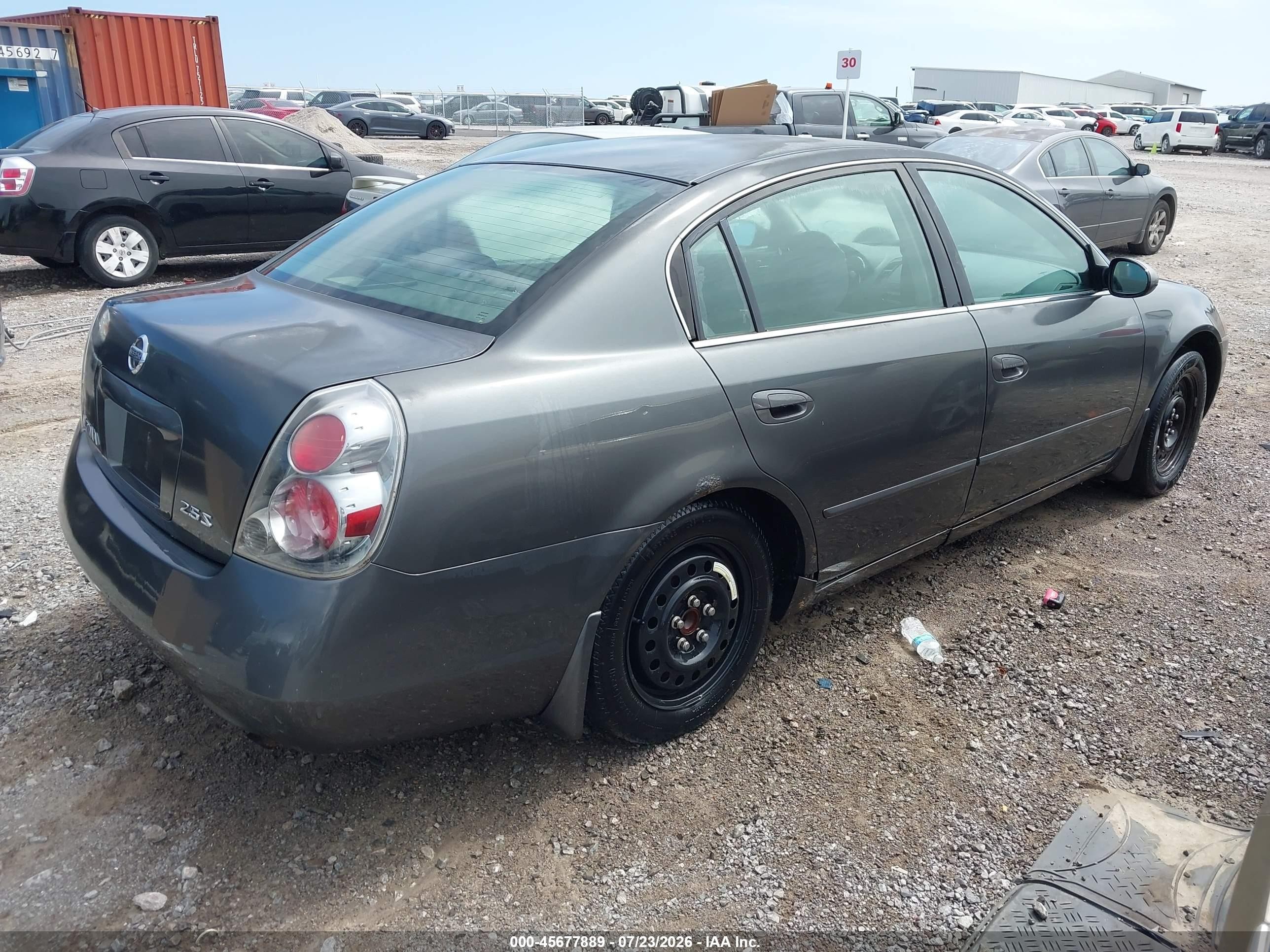 2006 Nissan Altima 2.5 S Серый vin: 1N4AL11D66C266770