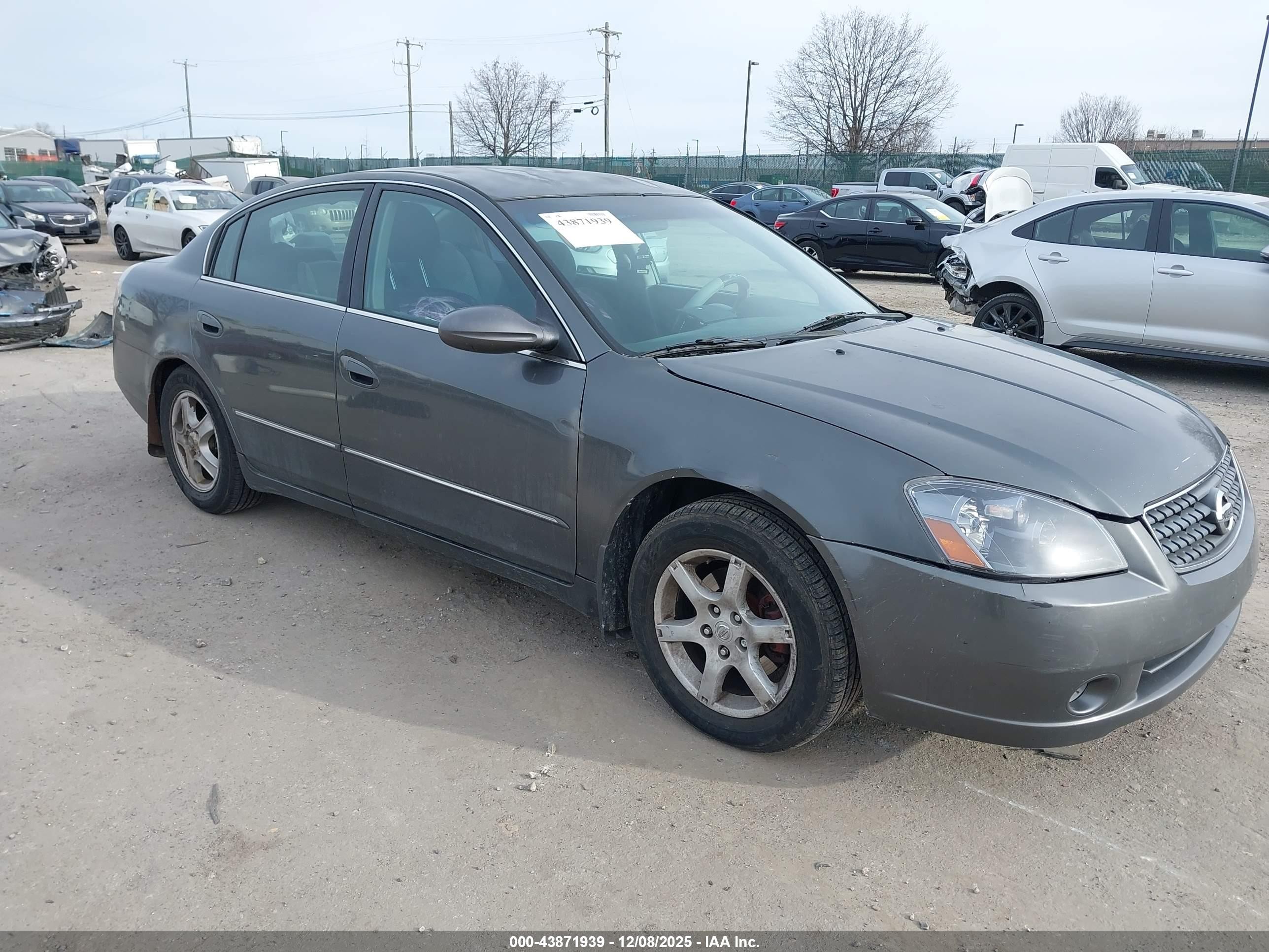2006 Nissan Altima 2.5 S Gray vin: 1N4AL11D66N302364