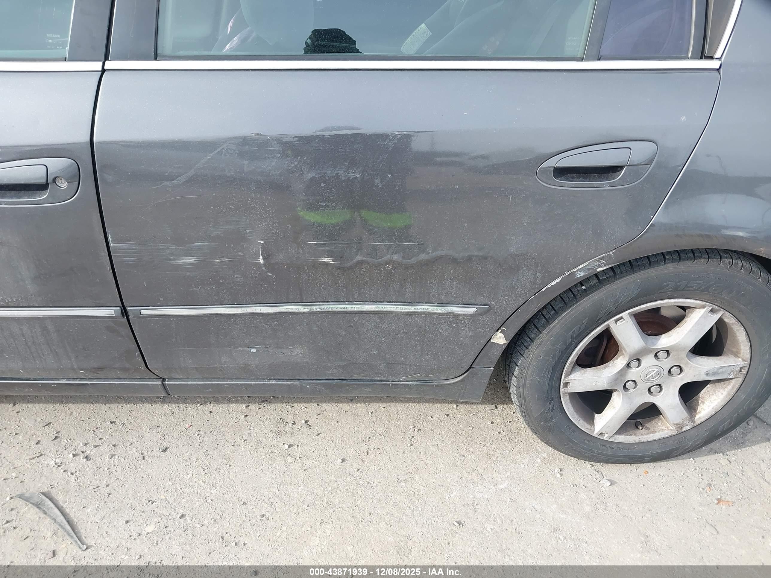 2006 Nissan Altima 2.5 S Gray vin: 1N4AL11D66N302364