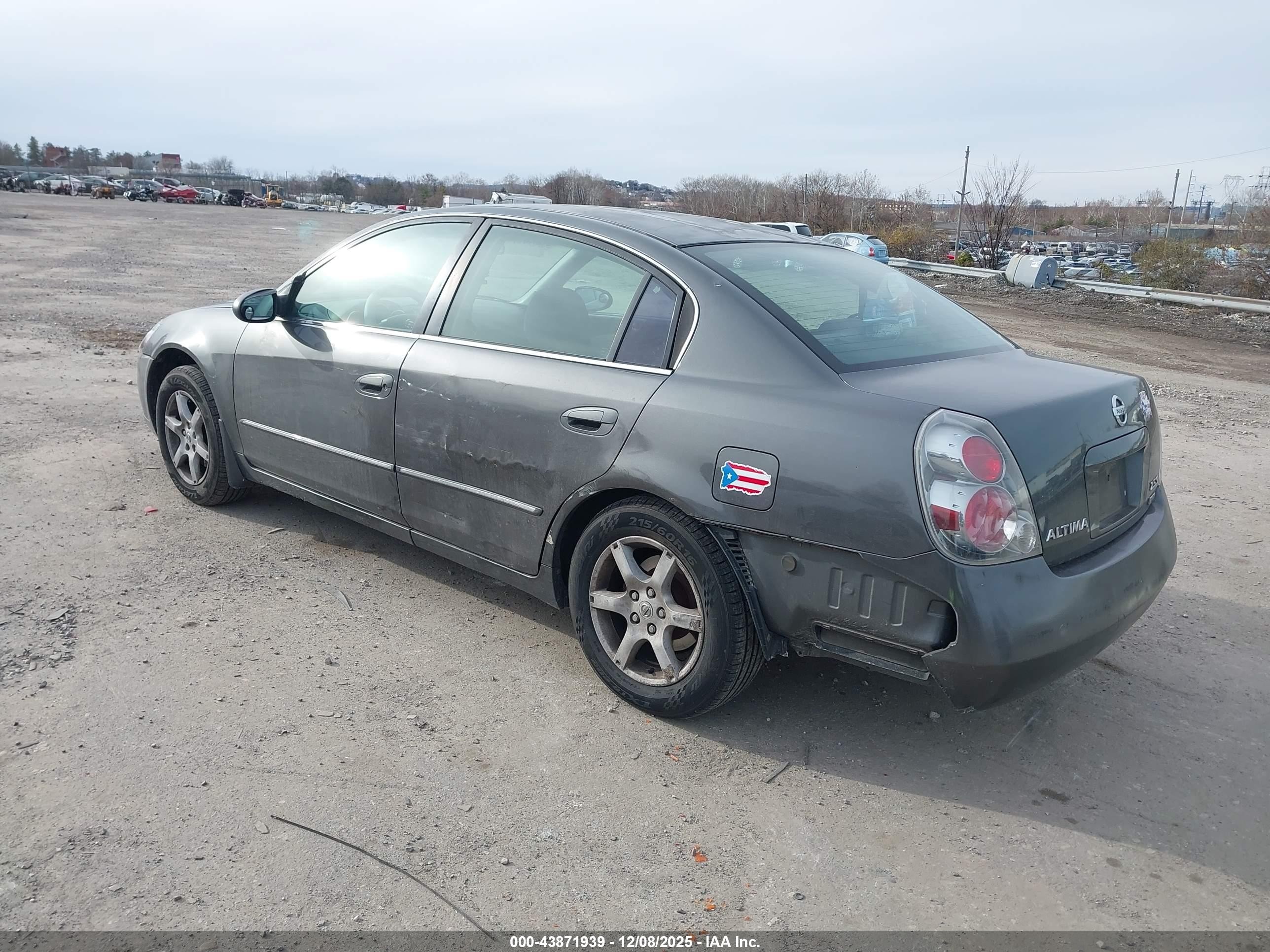 2006 Nissan Altima 2.5 S Gray vin: 1N4AL11D66N302364