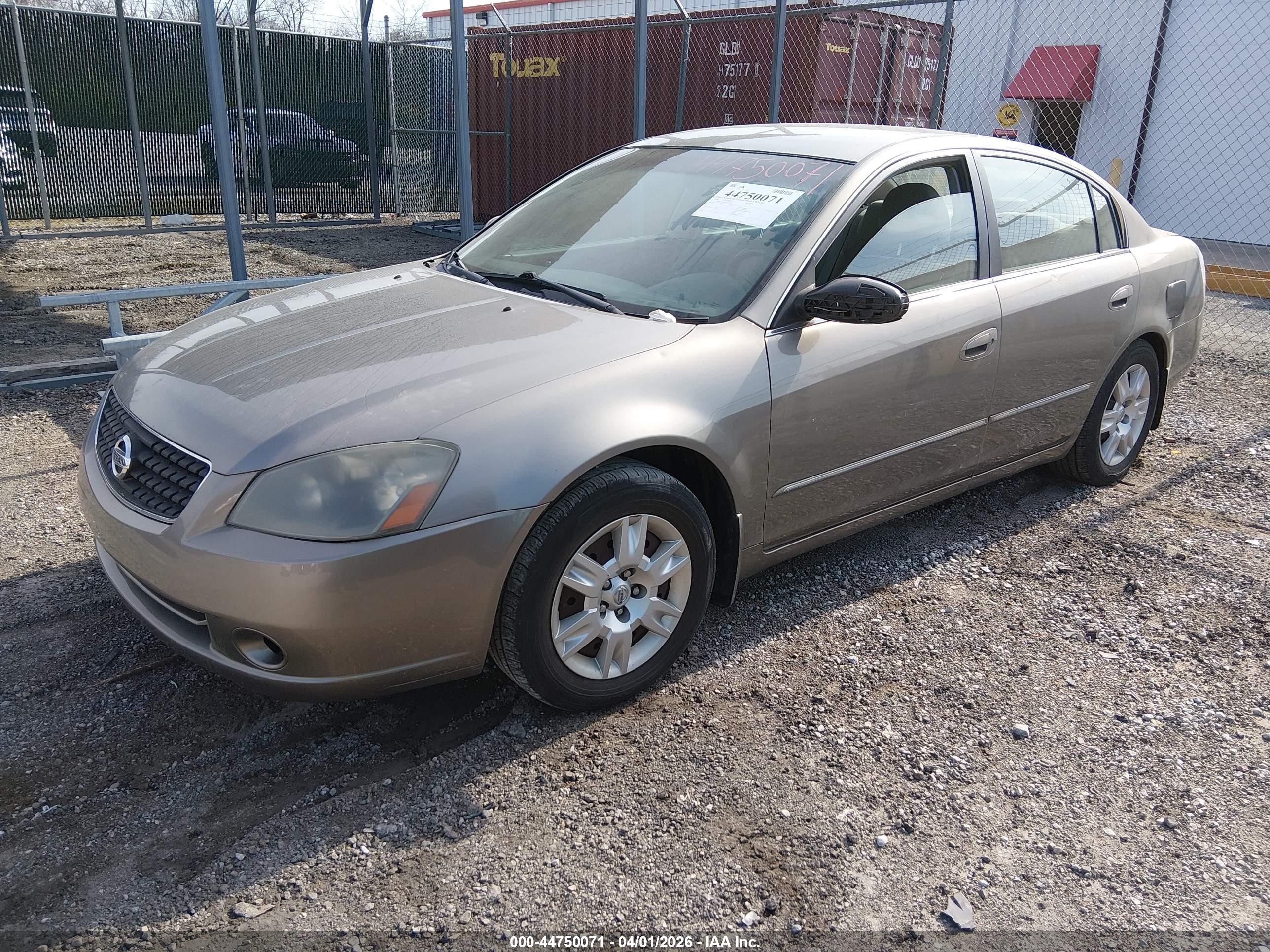 2006 Nissan Altima 2.5 S Gold vin: 1N4AL11D66N304566