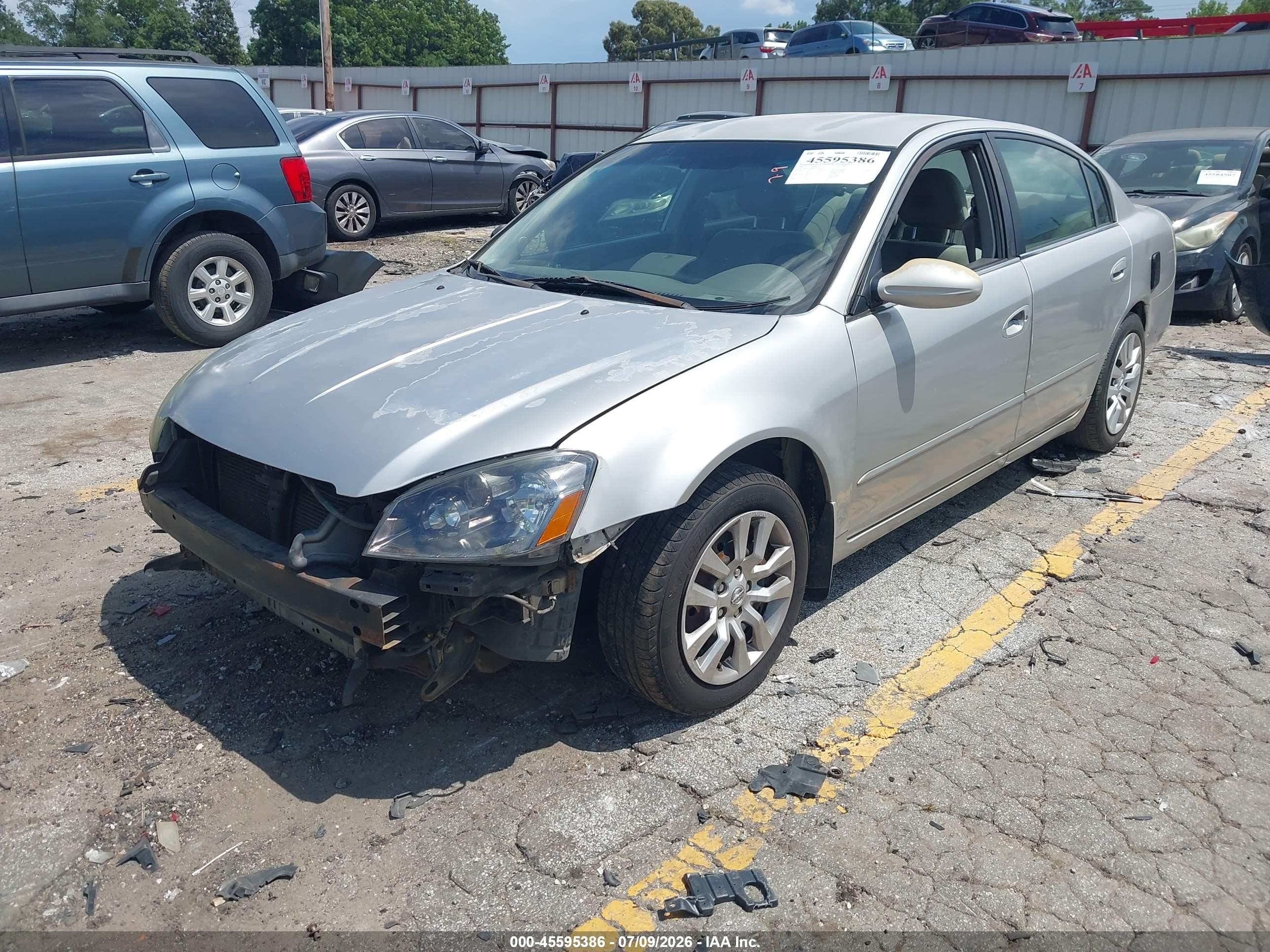 2006 Nissan Altima 2.5 S Silver vin: 1N4AL11D66N314126