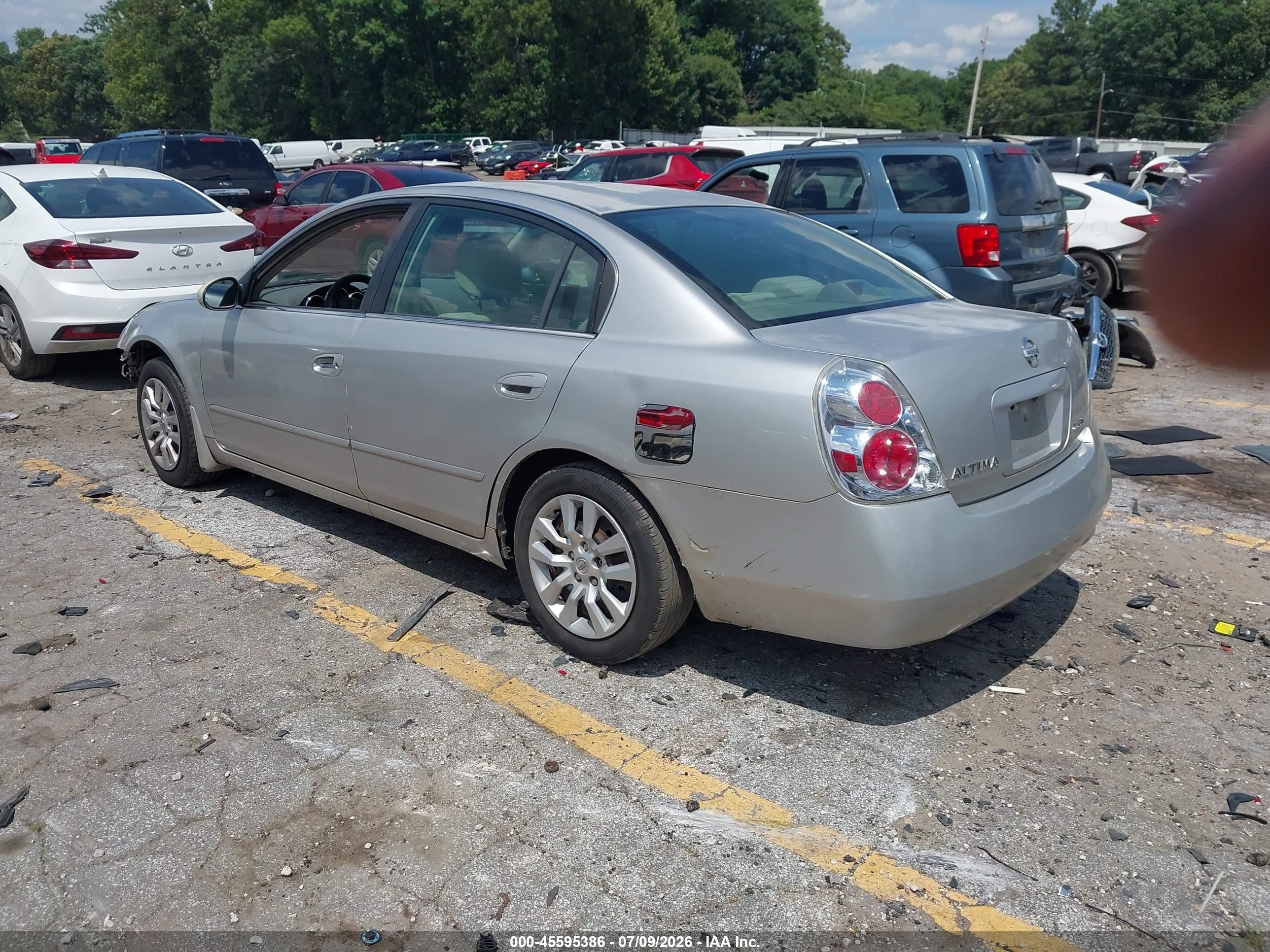 2006 Nissan Altima 2.5 S Silver vin: 1N4AL11D66N314126