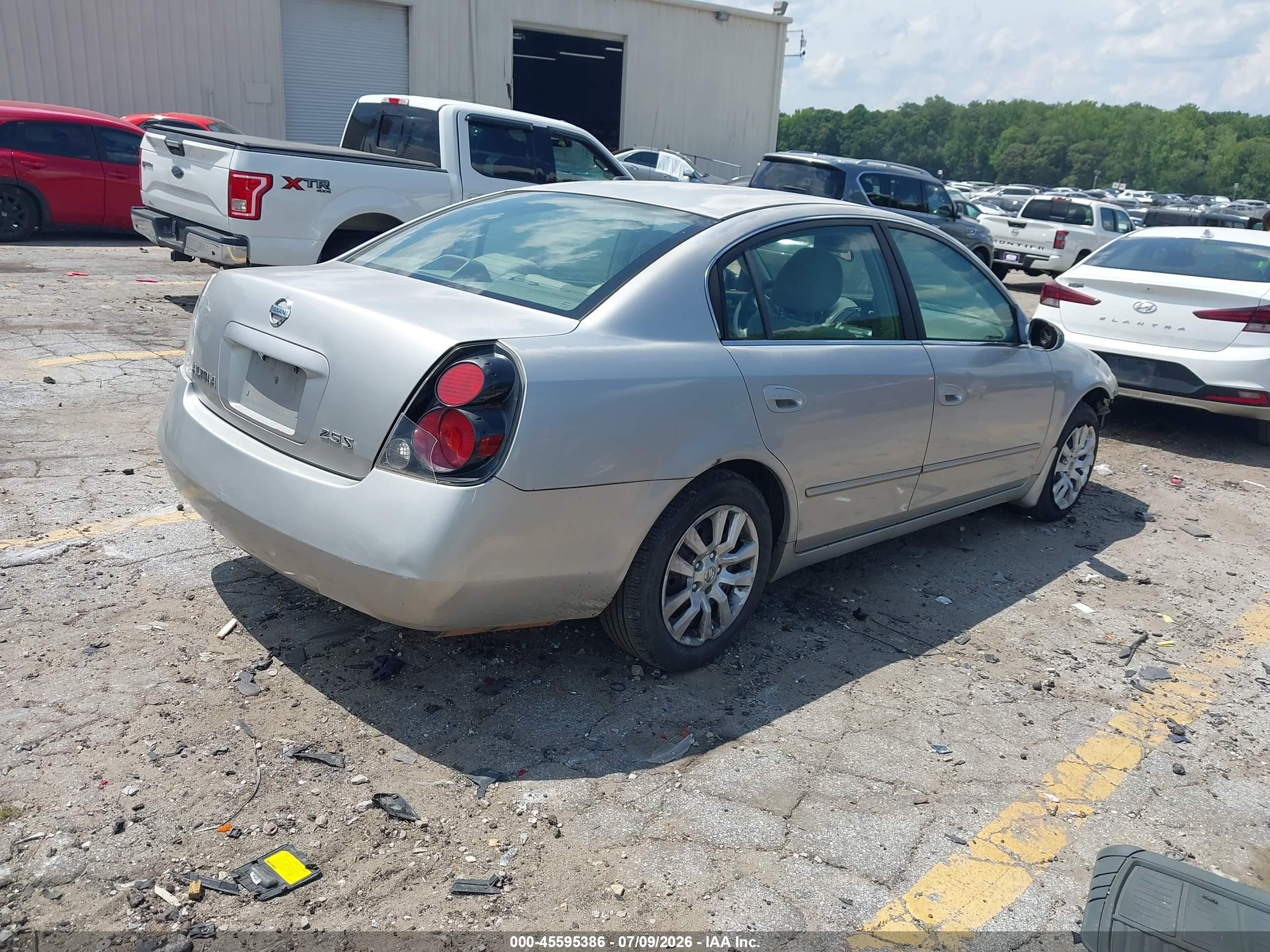 2006 Nissan Altima 2.5 S Silver vin: 1N4AL11D66N314126