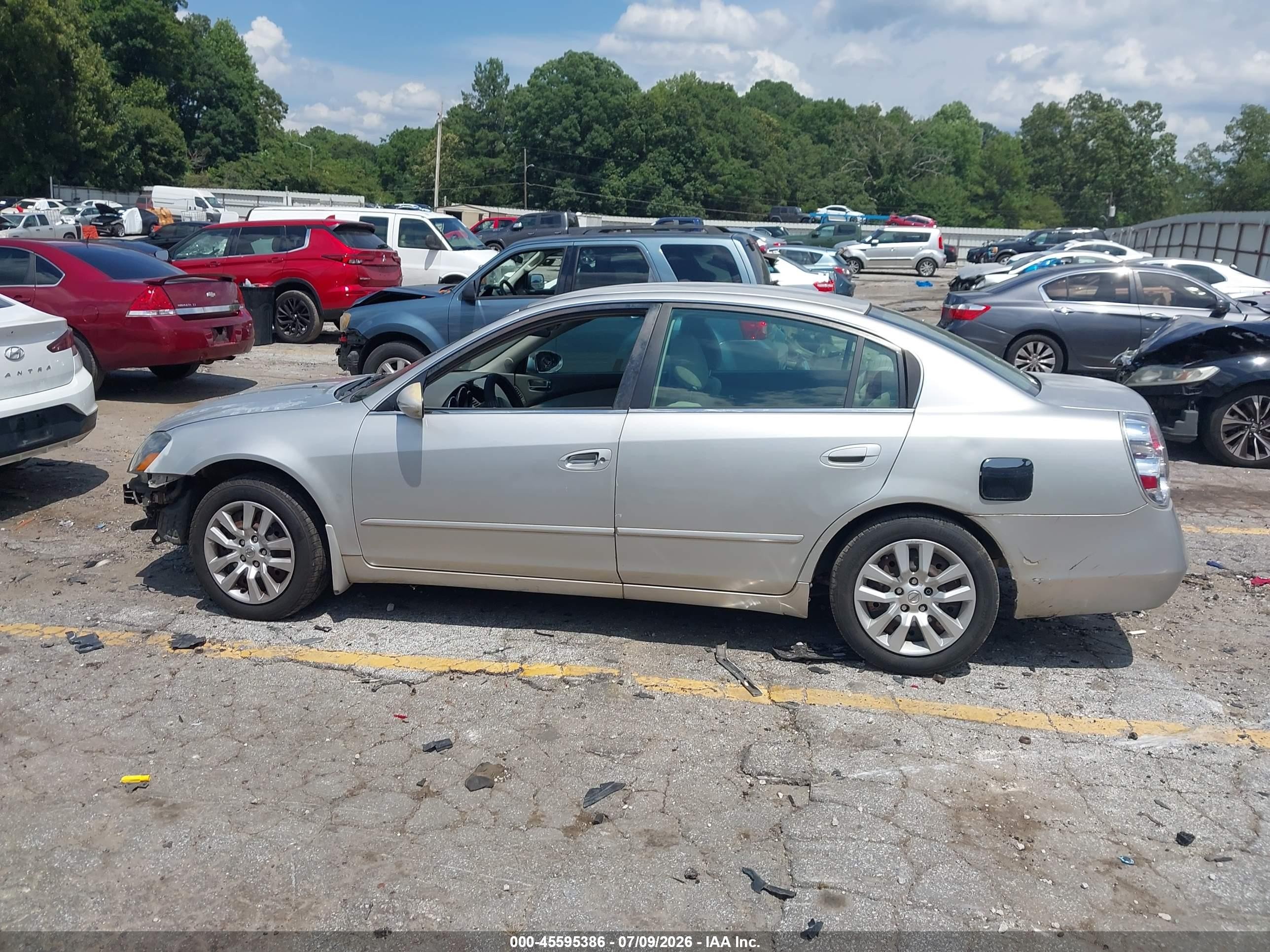2006 Nissan Altima 2.5 S Silver vin: 1N4AL11D66N314126