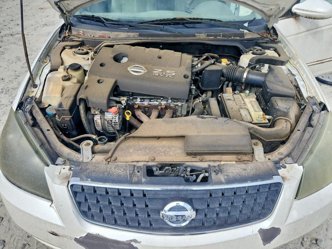 2006 Nissan Altima 2.5 Белый vin: 1N4AL11D66N333761