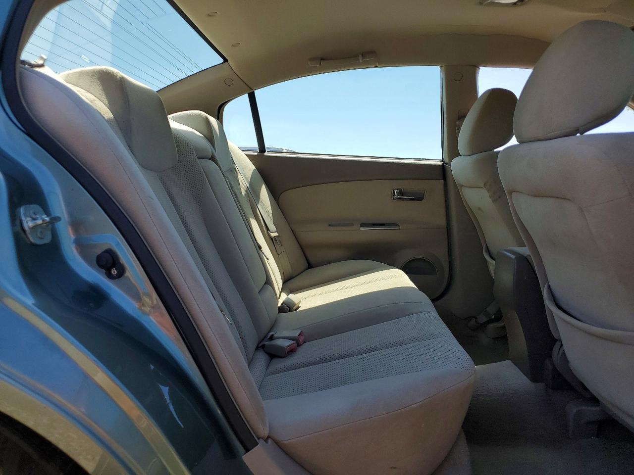 2006 Nissan Altima 2.5 Turquoise vin: 1N4AL11D66N350723
