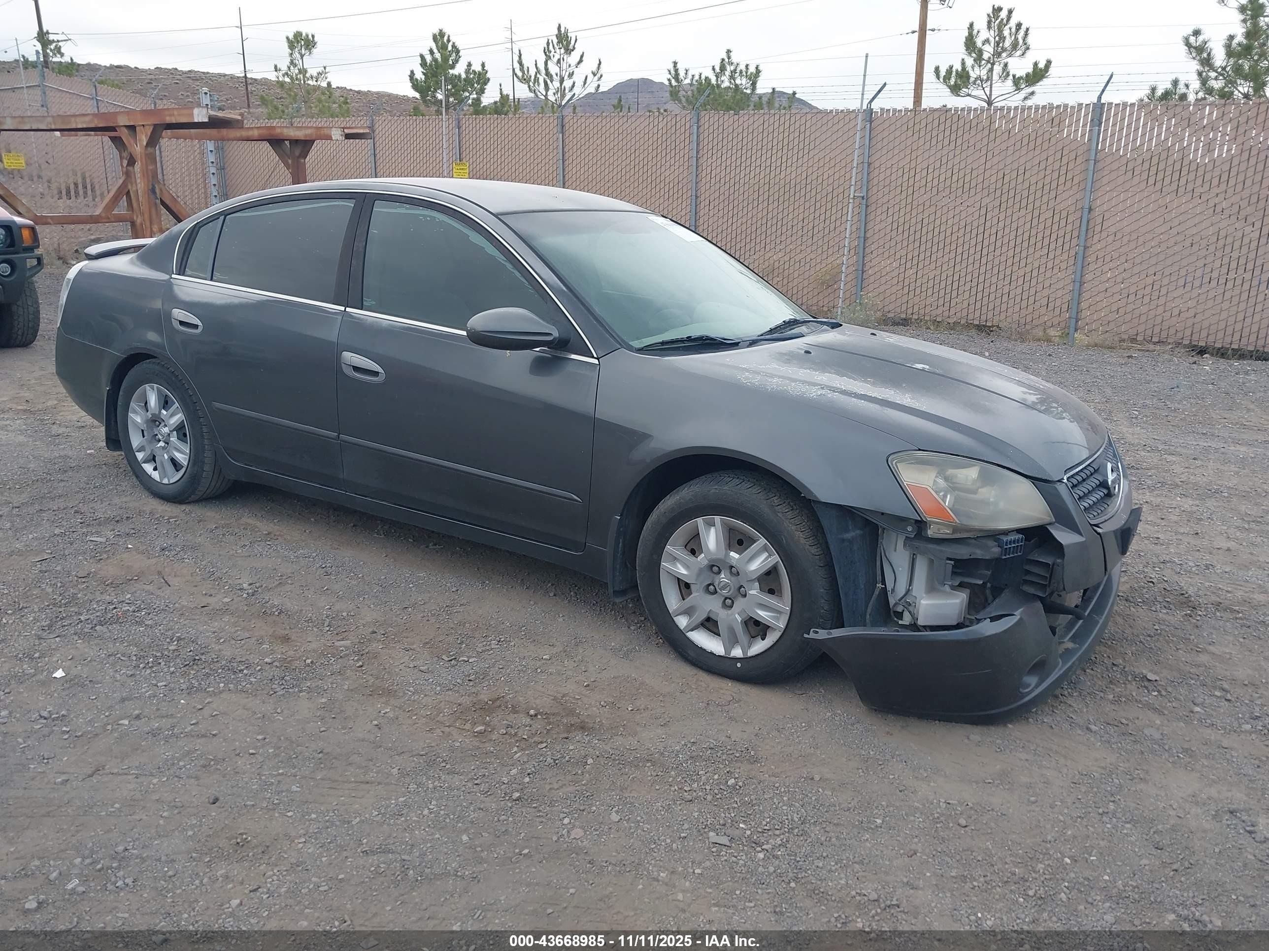 2006 Nissan Altima 2.5 S Gray vin: 1N4AL11D66N408698