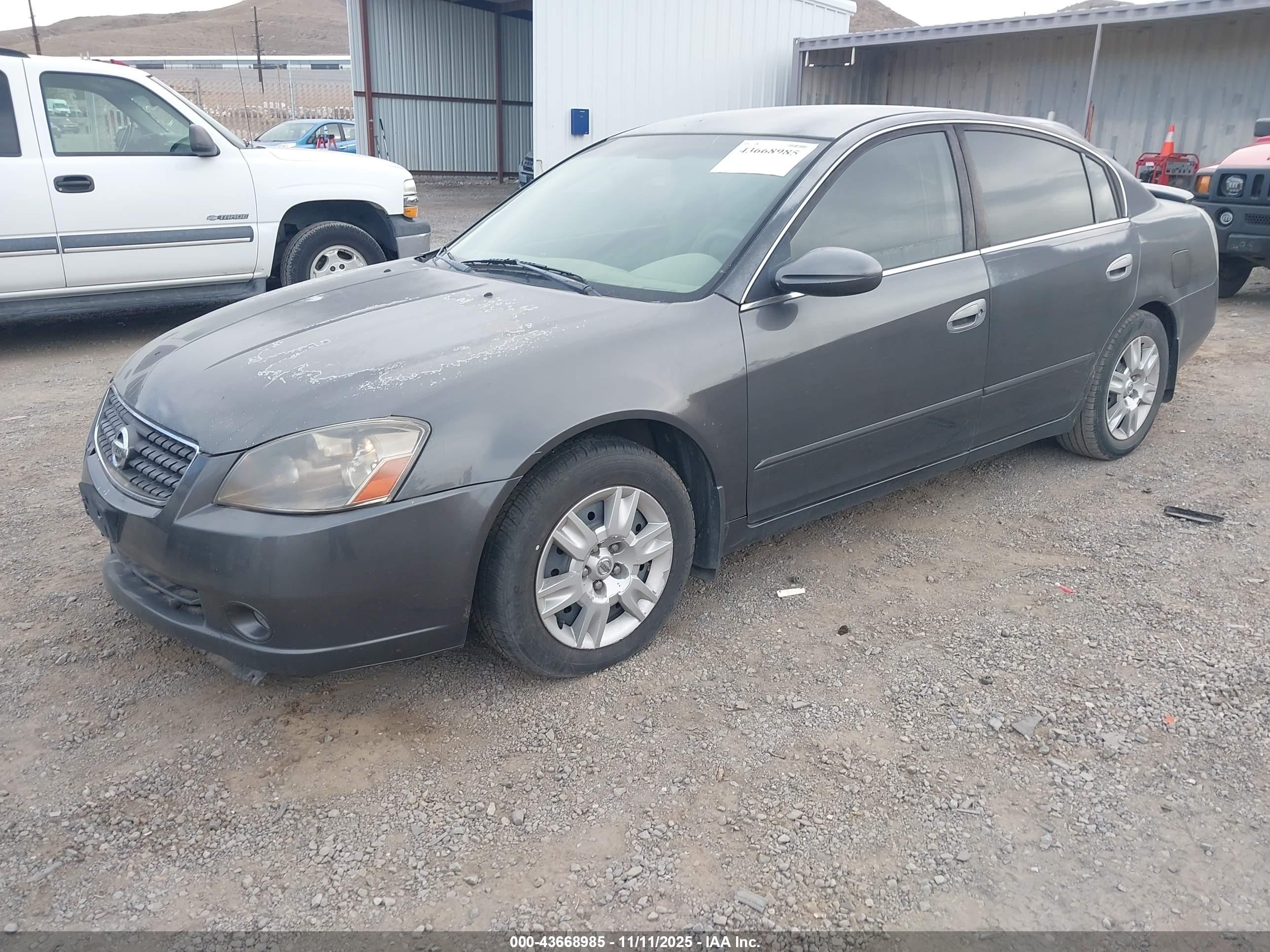 2006 Nissan Altima 2.5 S Gray vin: 1N4AL11D66N408698