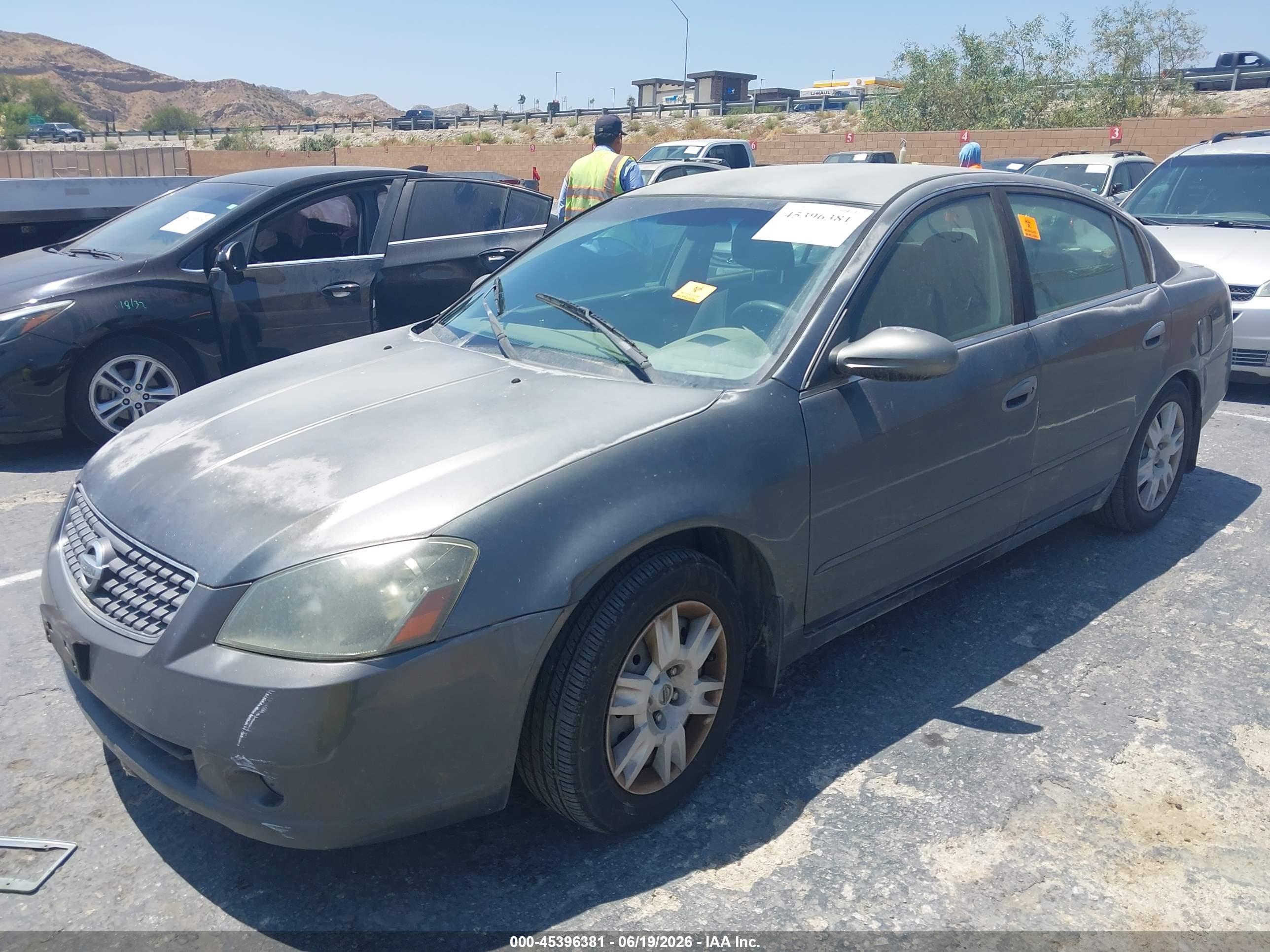 2006 Nissan Altima 2.5 S Gray vin: 1N4AL11D66N415991