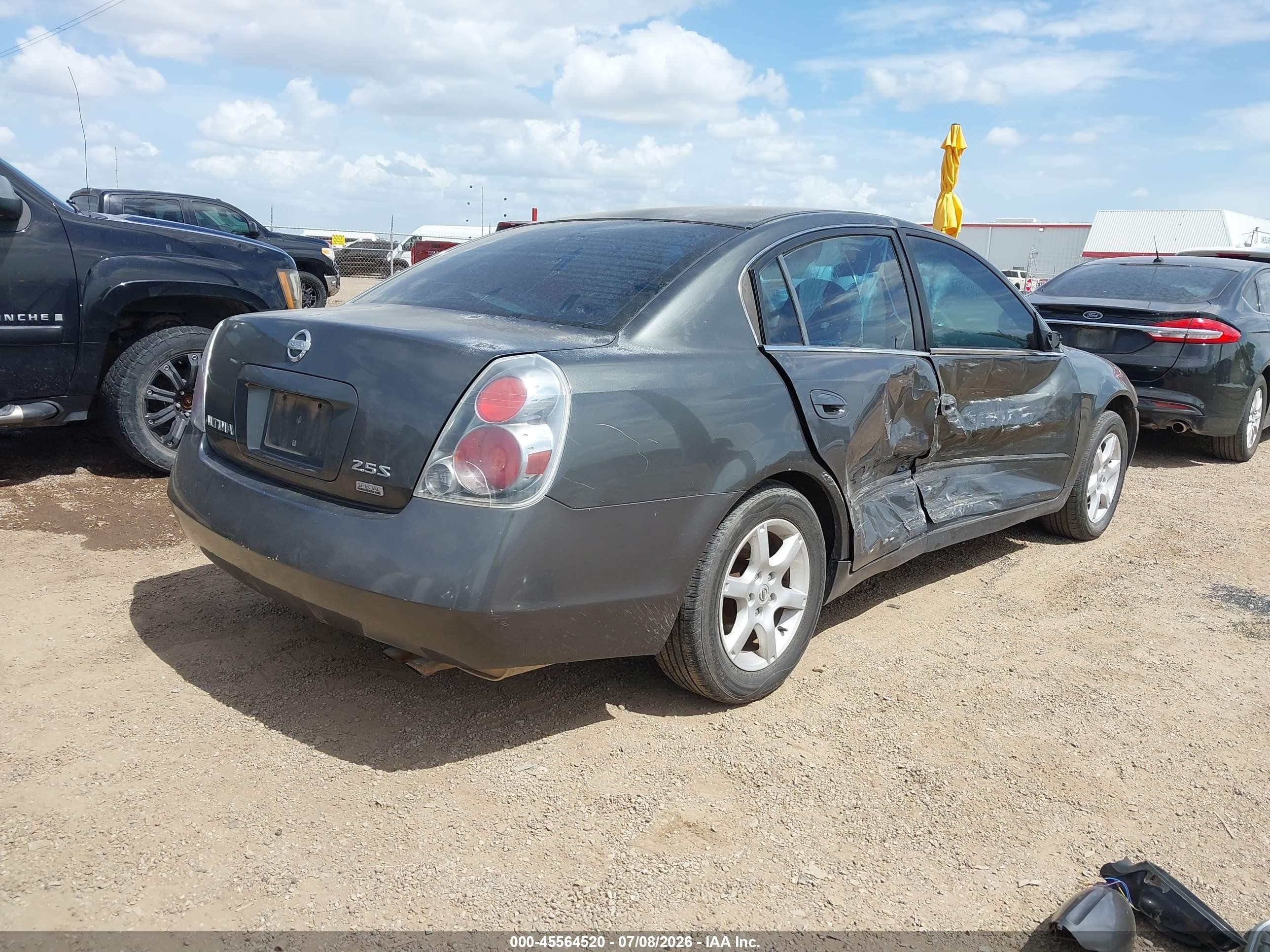 2006 Nissan Altima 2.5 S Gray vin: 1N4AL11D66N420060