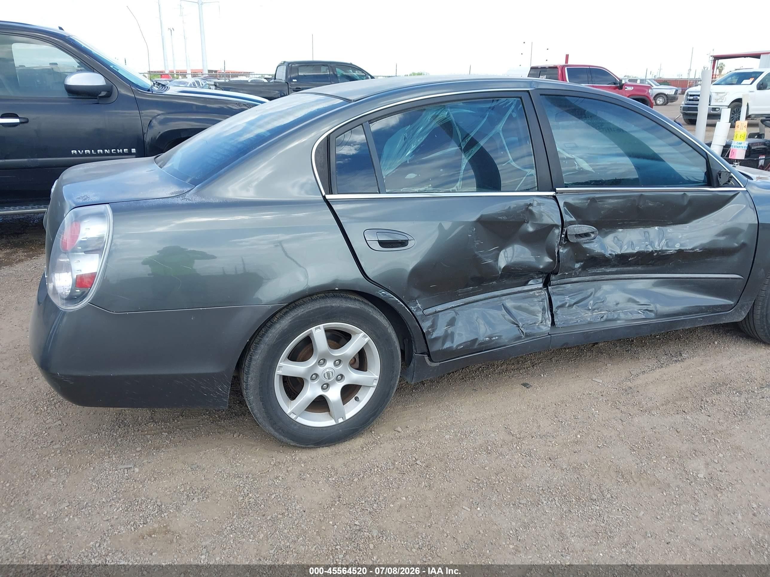 2006 Nissan Altima 2.5 S Gray vin: 1N4AL11D66N420060