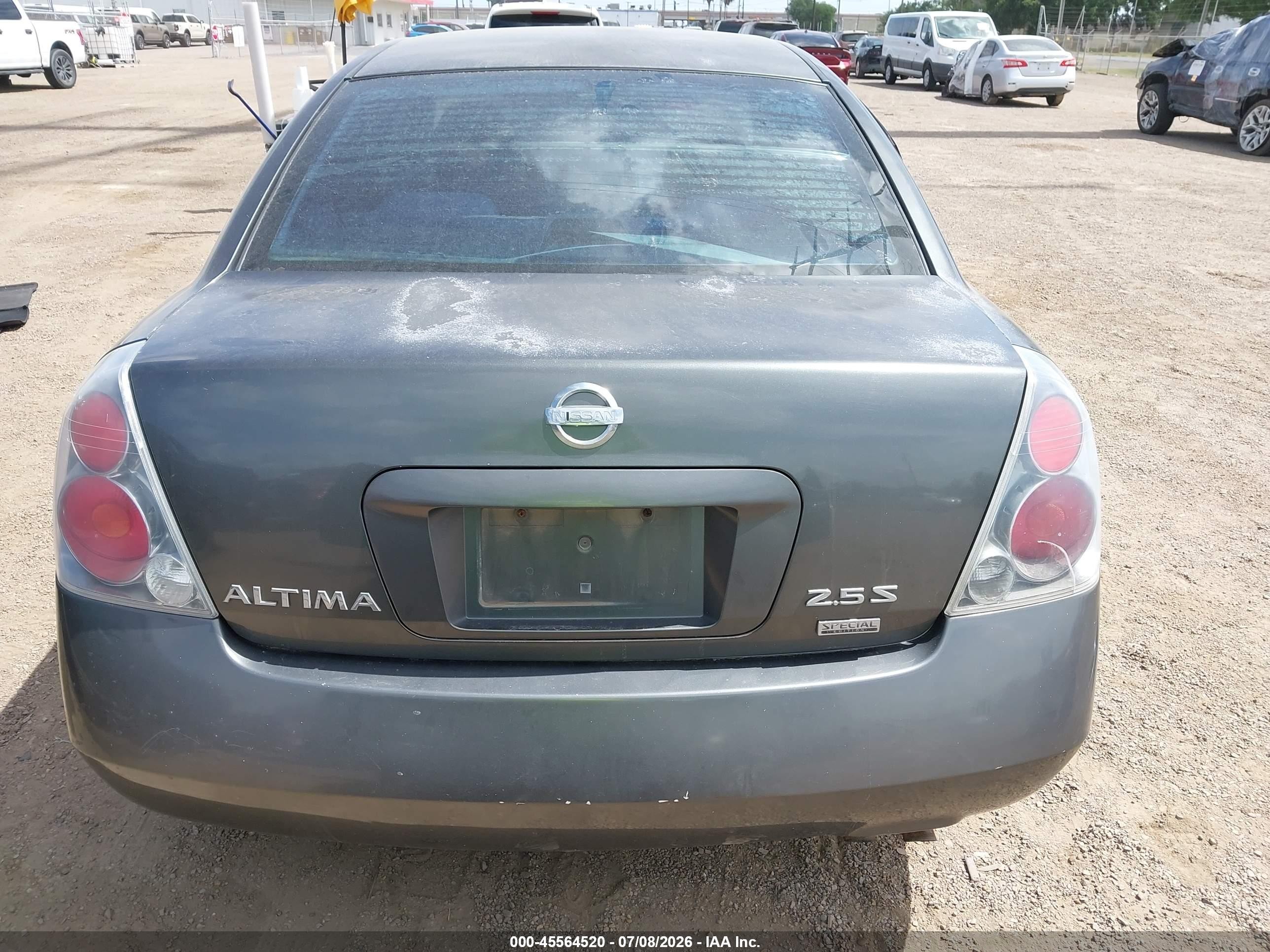 2006 Nissan Altima 2.5 S Gray vin: 1N4AL11D66N420060