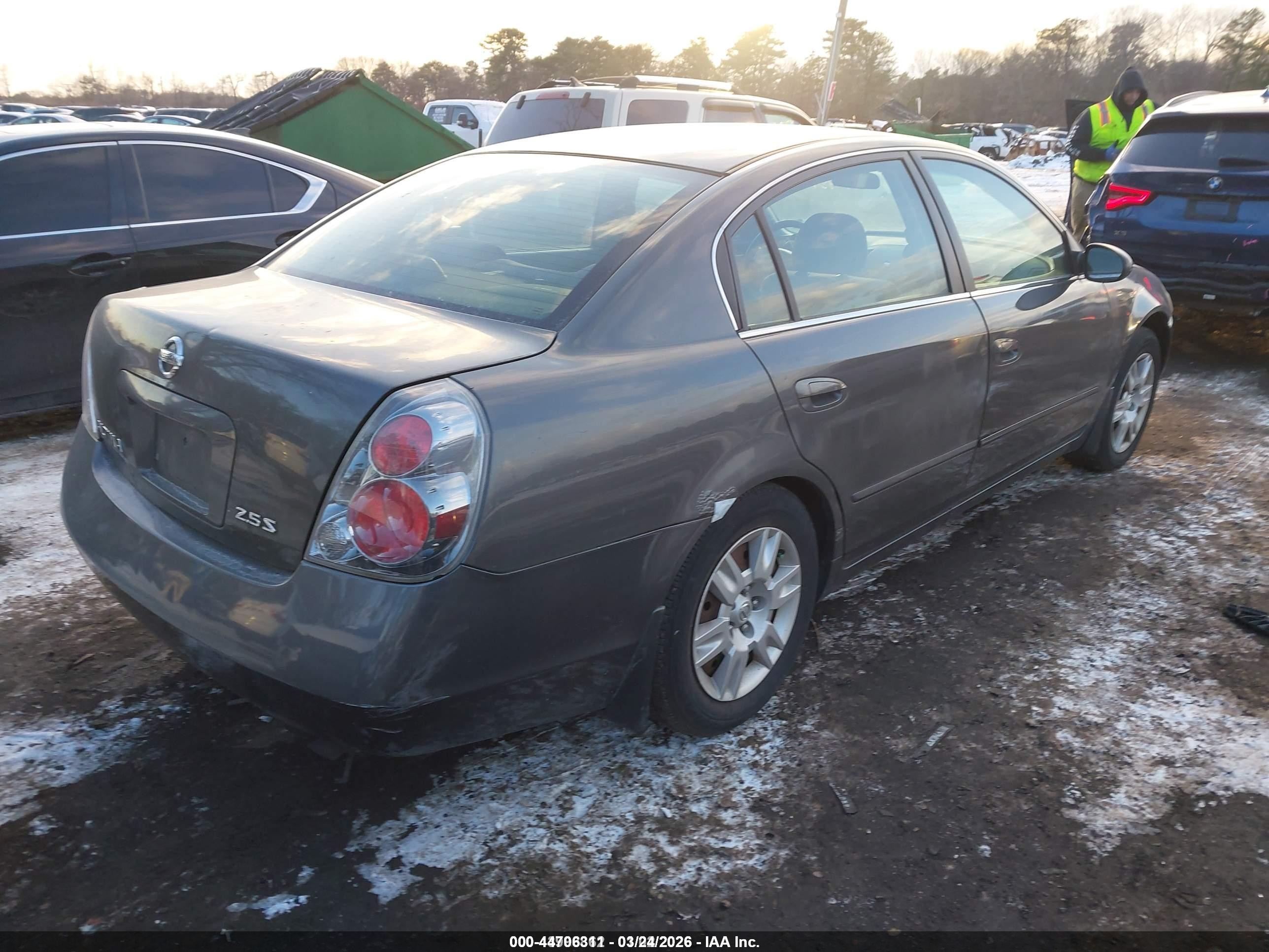2005 Nissan Altima 2.5 S Gray vin: 1N4AL11D75C230777