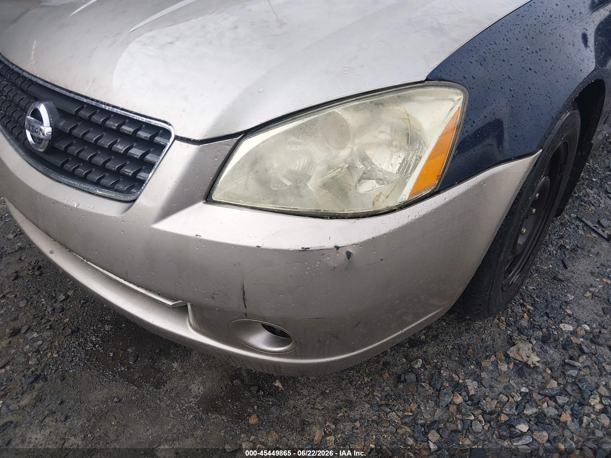 2005 Nissan Altima 2.5 S Blue vin: 1N4AL11D75C323248