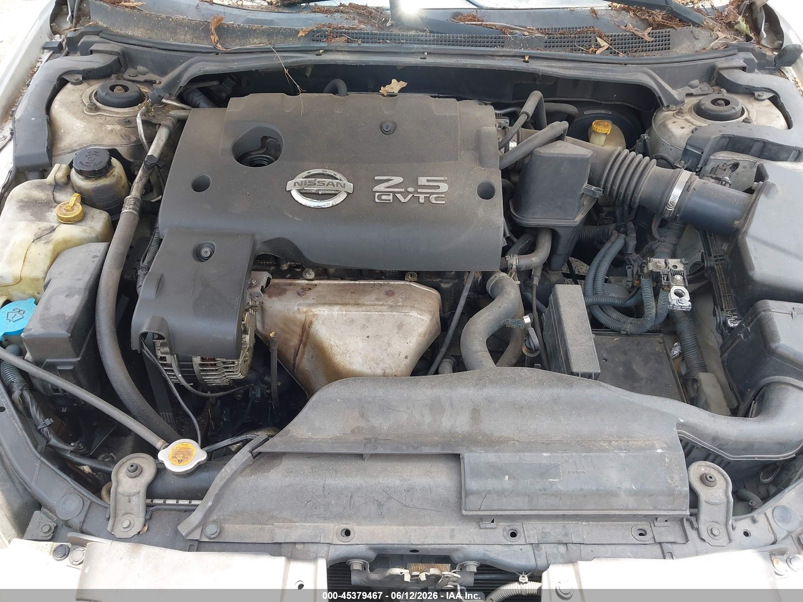 2005 Nissan Altima 2.5 S White vin: 1N4AL11D75C336761