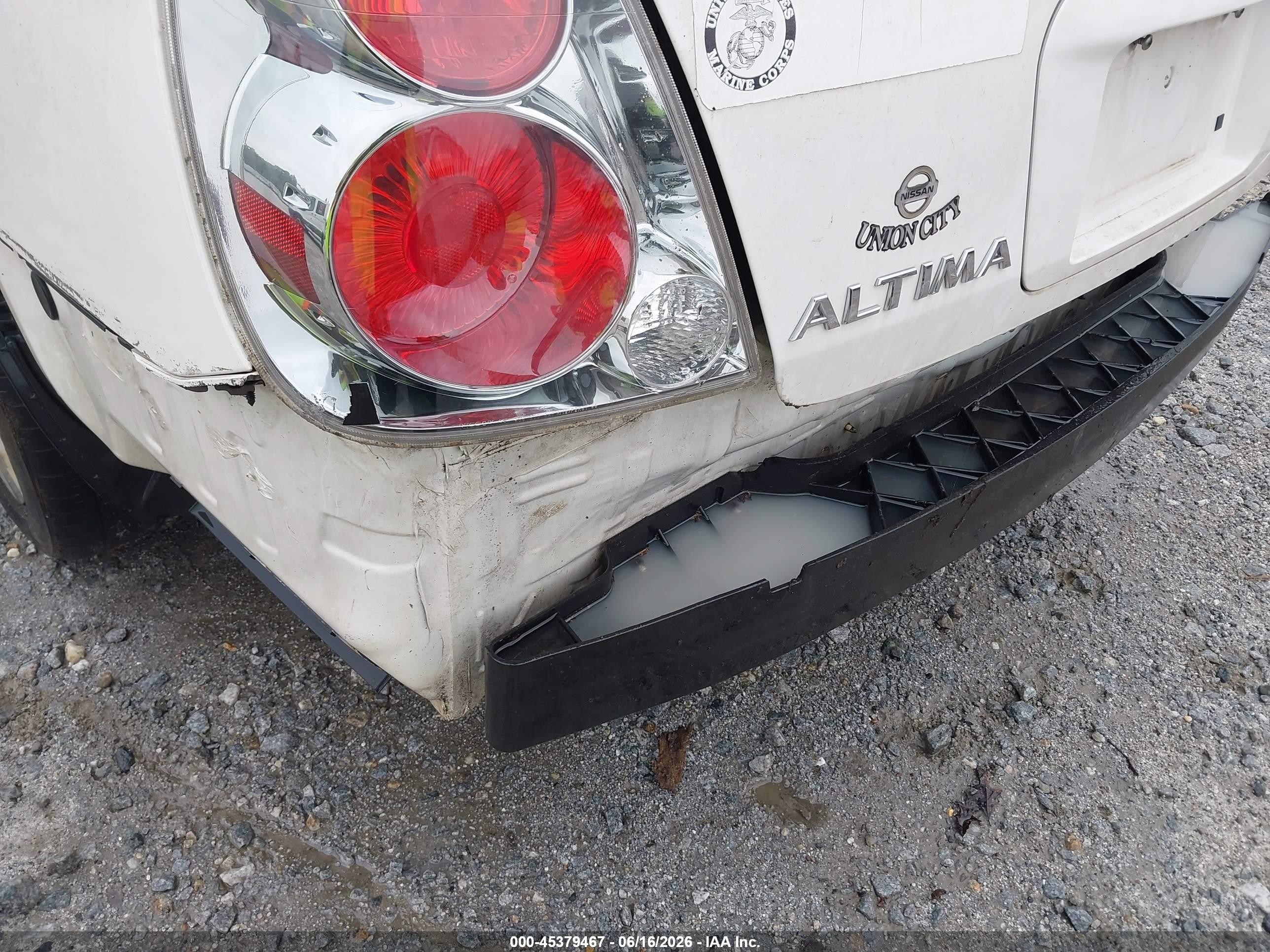 2005 Nissan Altima 2.5 S White vin: 1N4AL11D75C336761