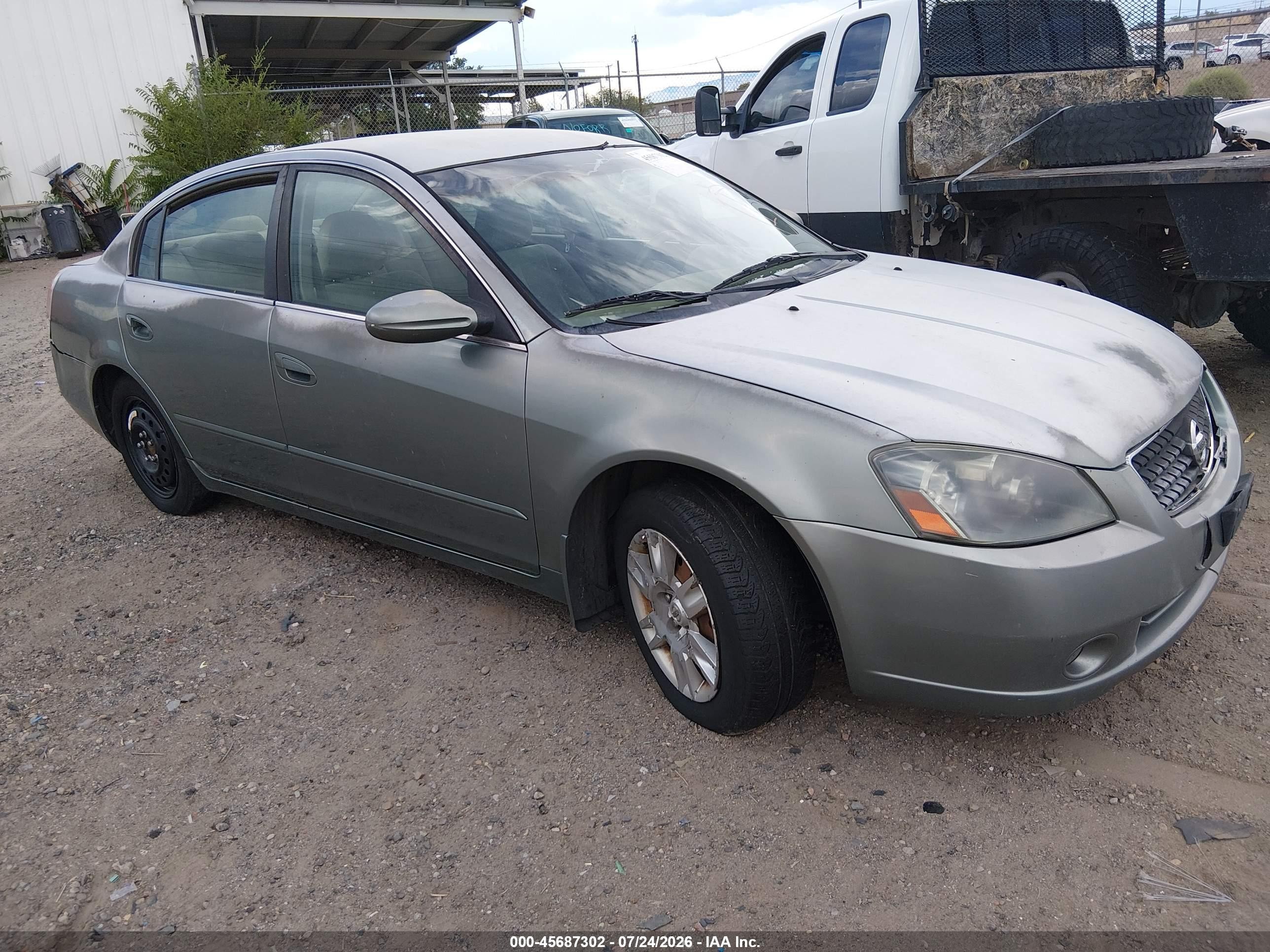 2005 Nissan Altima 2.5 S Gray vin: 1N4AL11D75N923966