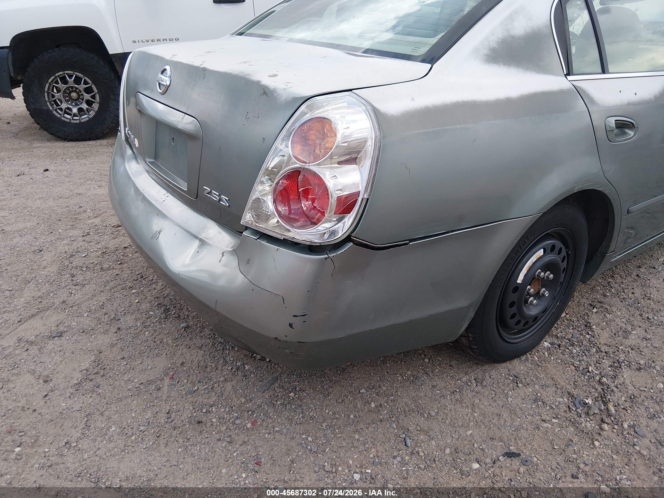 2005 Nissan Altima 2.5 S Gray vin: 1N4AL11D75N923966