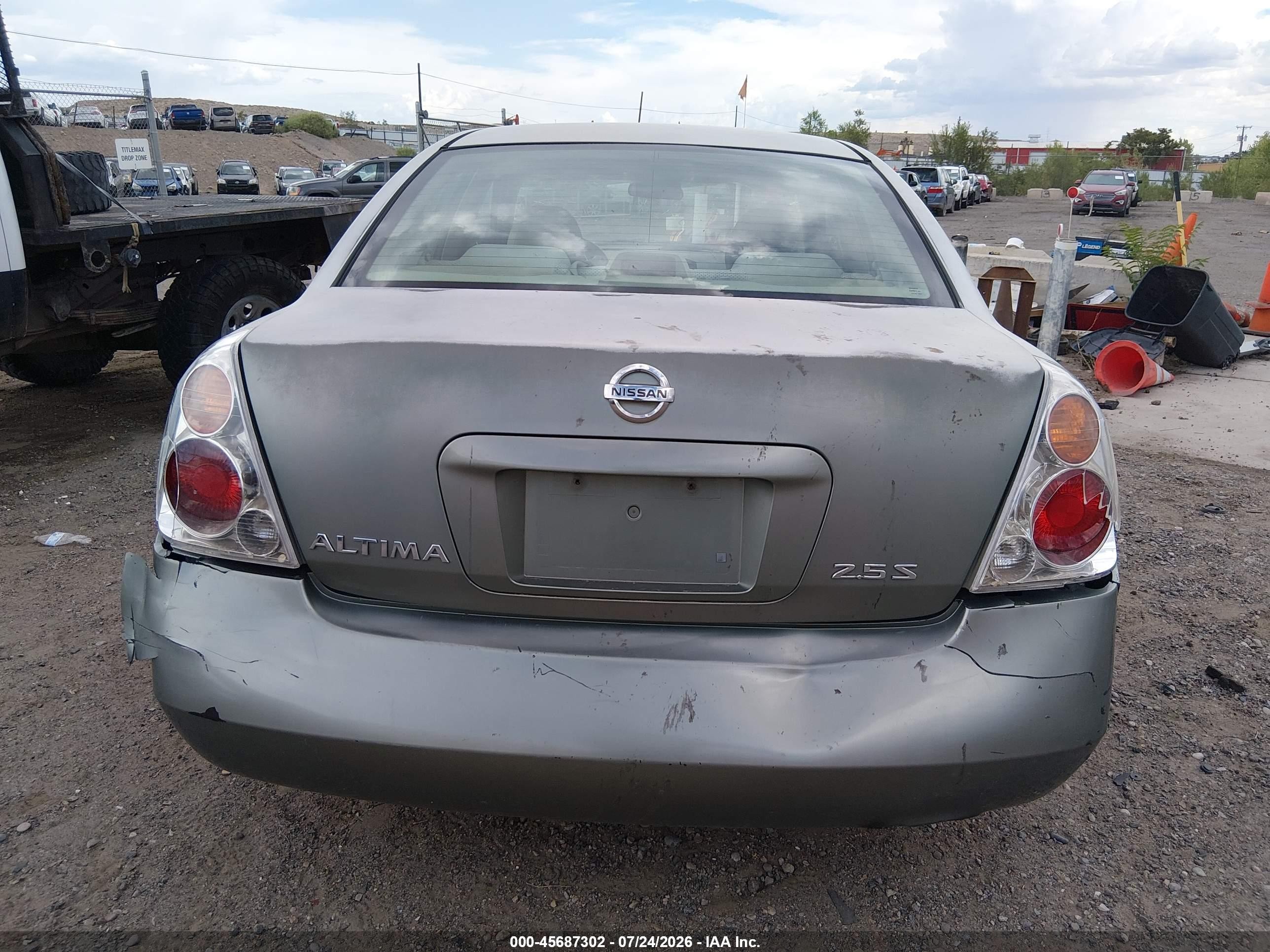 2005 Nissan Altima 2.5 S Gray vin: 1N4AL11D75N923966