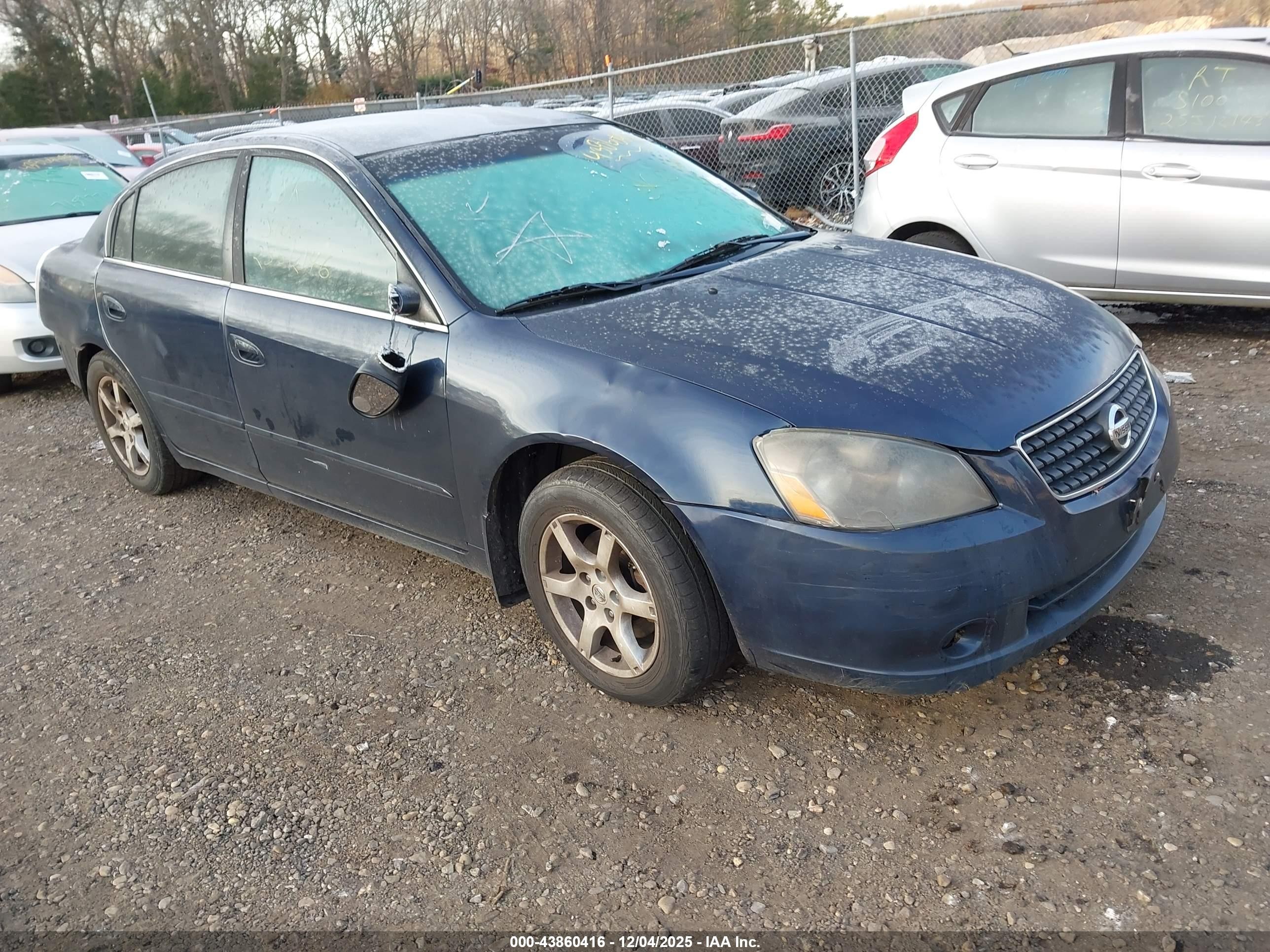 2006 Nissan Altima 2.5 S Blue vin: 1N4AL11D76C179962