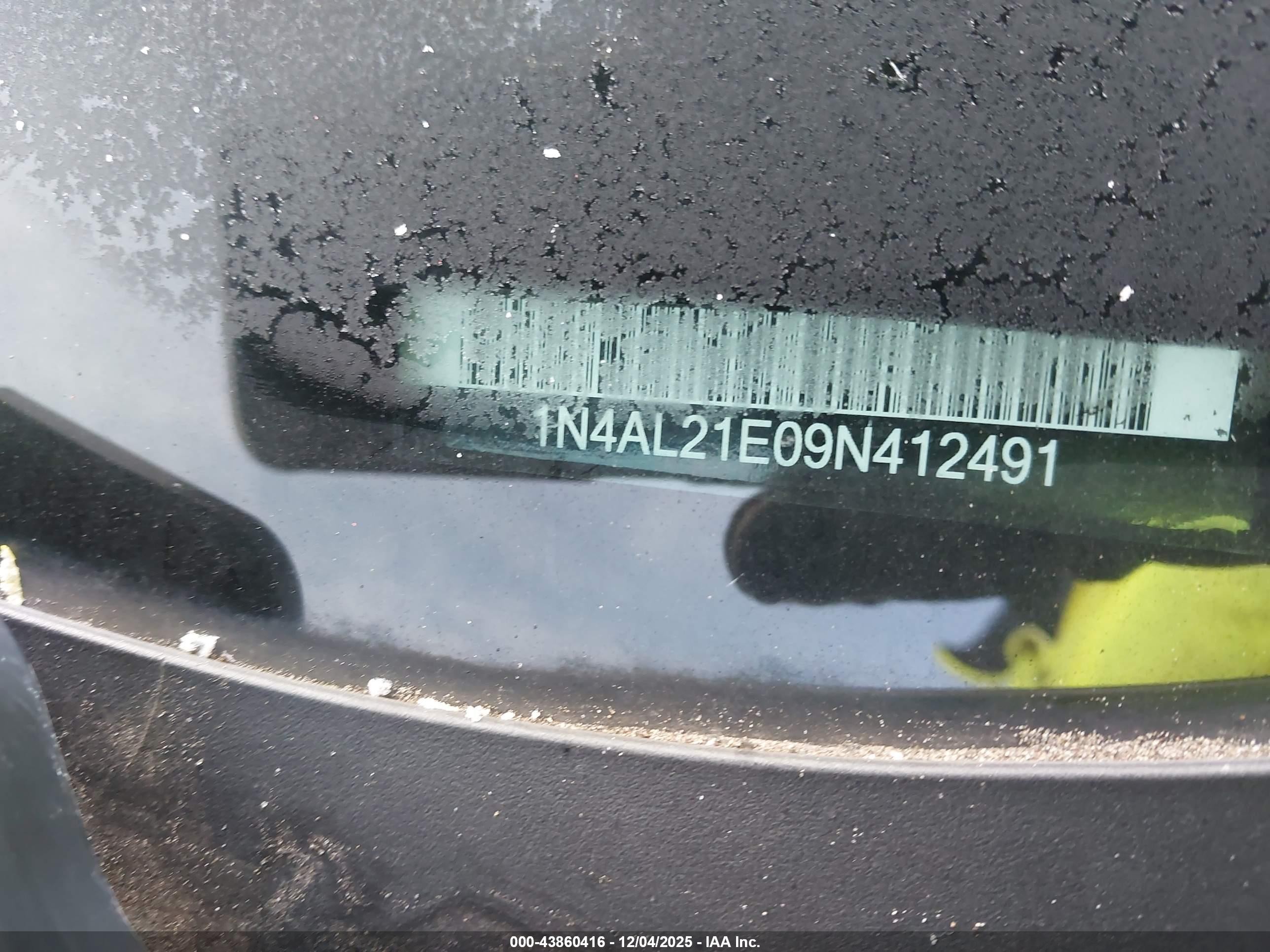 2006 Nissan Altima 2.5 S Blue vin: 1N4AL11D76C179962